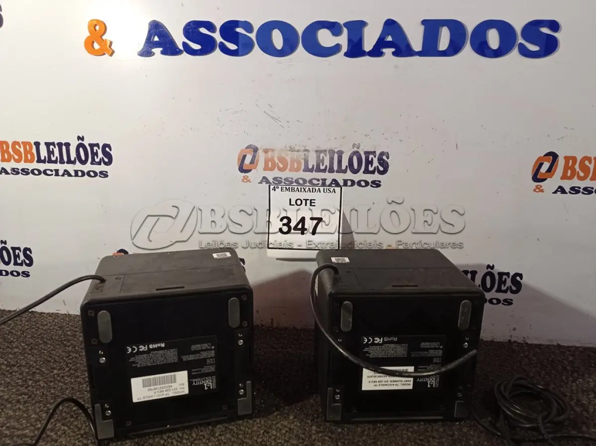 LOTE 347 - 02 SCANNERS DE LEITURA DIGITAL USB. (OPTICAL DIGITAL SCANNER). (NO ESTADO EM QUE SE ENCONTRA. SUJEITO A AVARIAS OCULTAS/VISÍVEIS.) AV9725V, AV9705F