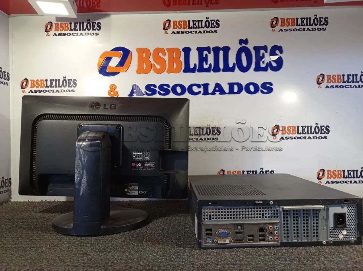 LOTE 200 - 01 MONITOR LG, 01 CPU ITAUTEC (NO ESTADO) ATENÇÃO! FAZER A VISITAÇÃO ANTES DE ARREMATAR, NÃO SABEMOS SE FUNCIONA. LEILÃO NÃO TEM GARANTIA E NEM DEVOLUÇÃO, SUJEITO A POSSÍVEIS AVARIAS VISÍVEIS/OCULTAS E/OU AUSÊNCIA DE COMPONENTES.
