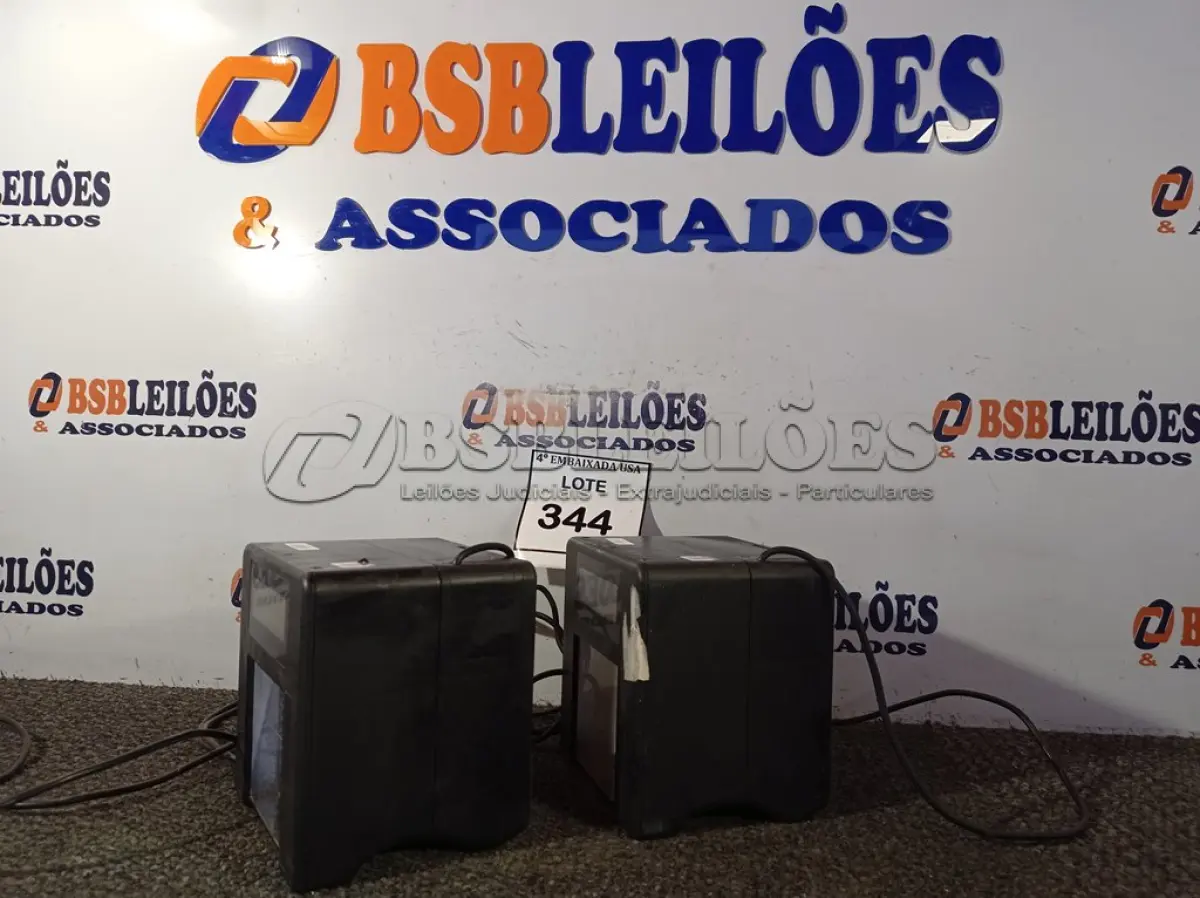 LOTE 344 - 02 SCANNERS DE LEITURA DIGITAL USB (OPTICAL DIGITAL SCANNER) (NO ESTADO EM QUE SE ENCONTRA. SUJEITO A AVARIAS OCULTAS/VISÍVEIS.) AV9704W, AV9705A