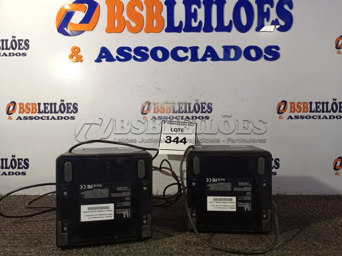 LOTE 344 - 02 SCANNERS DE LEITURA DIGITAL USB (OPTICAL DIGITAL SCANNER) (NO ESTADO EM QUE SE ENCONTRA. SUJEITO A AVARIAS OCULTAS/VISÍVEIS.) AV9704W, AV9705A