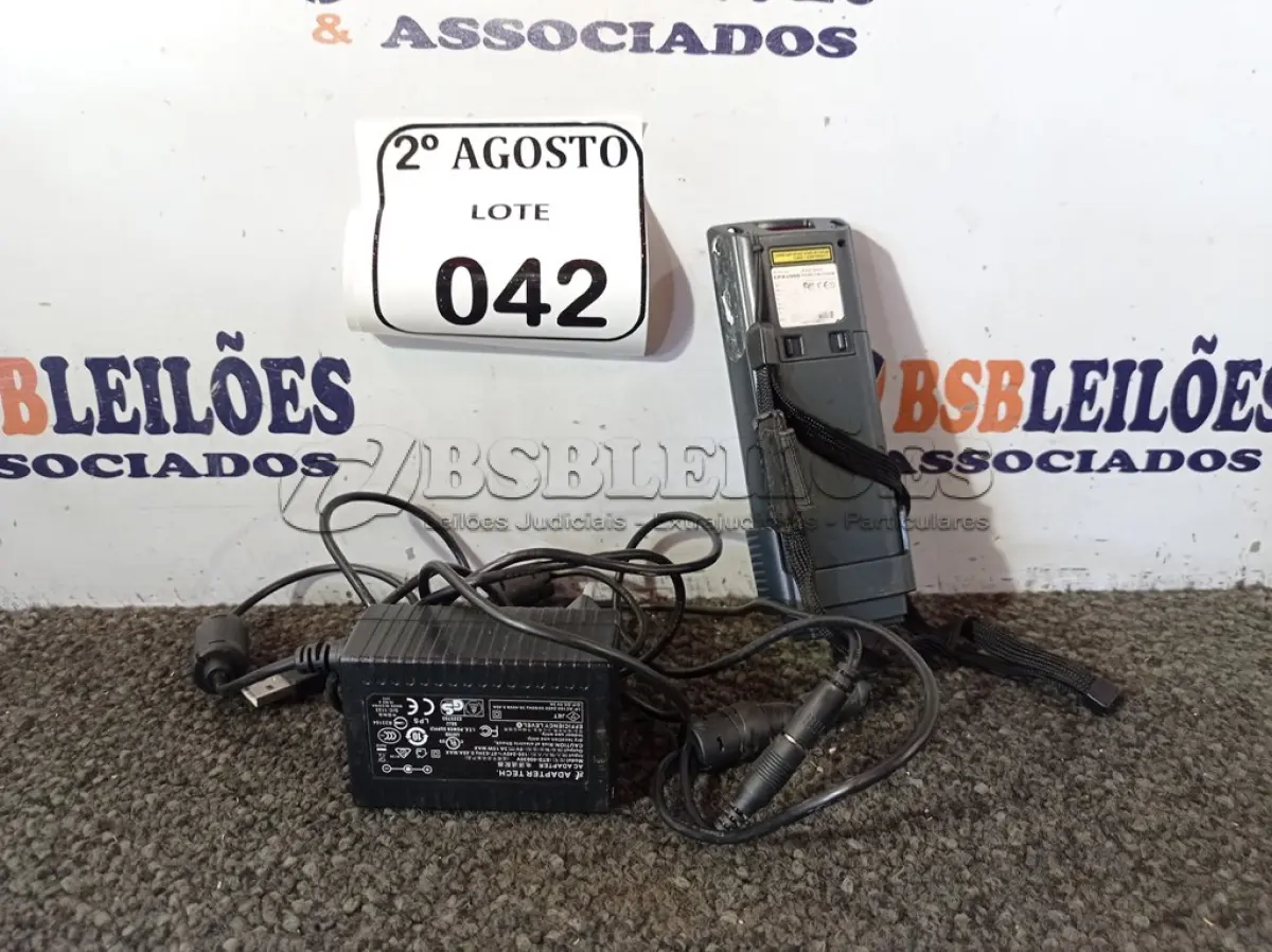 LOTE 042 - 01 LEITOR DE CÓDIGO DE BARRAS CPX1000. (NO ESTADO) ATENÇÃO! FAZER A VISITAÇÃO ANTES DE ARREMATAR, NÃO SABEMOS SE FUNCIONA. LEILÃO NÃO TEM GARANTIA E NEM DEVOLUÇÃO, SUJEITO A POSSÍVEIS AVARIAS VISÍVEIS/OCULTAS E/OU AUSÊNCIA DE COMPONENTES.