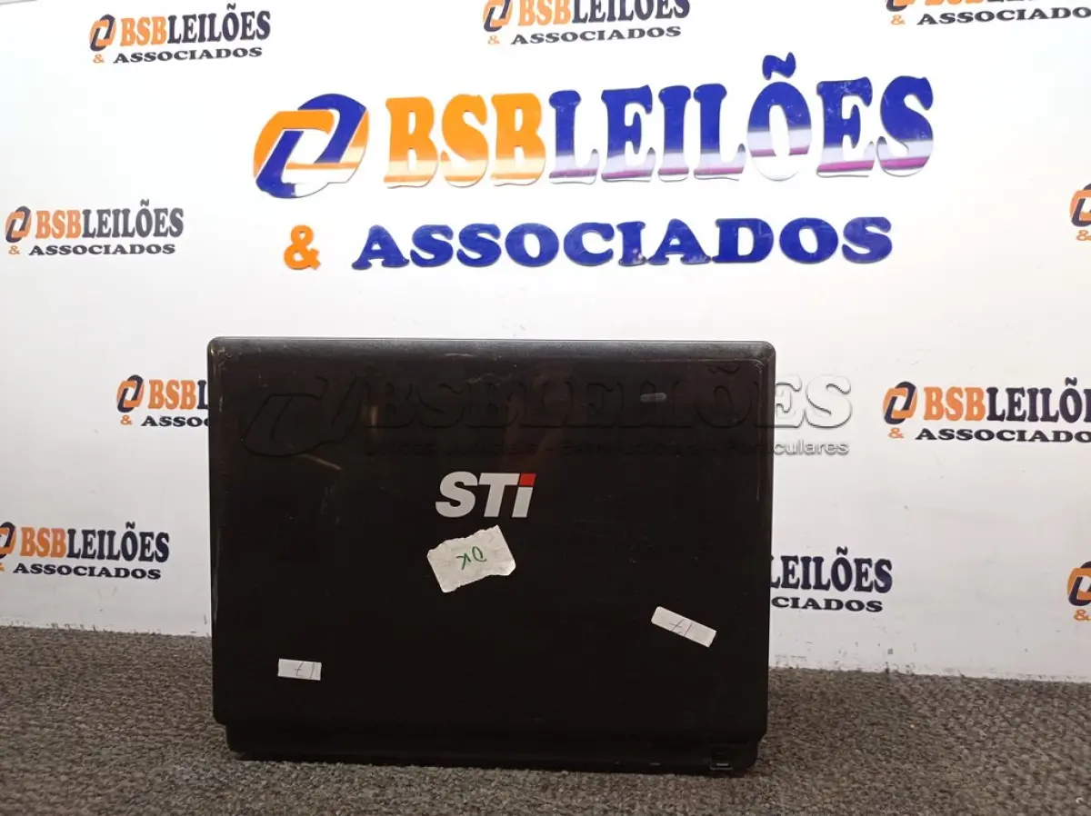 LOTE 115 - 01 NOTEBOOK STI. (NO ESTADO) ATENÇÃO! FAZER A VISITAÇÃO ANTES DE ARREMATAR, NÃO SABEMOS SE FUNCIONA. LEILÃO NÃO TEM GARANTIA E NEM DEVOLUÇÃO, SUJEITO A POSSÍVEIS AVARIAS VISÍVEIS/OCULTAS E/OU AUSÊNCIA DE COMPONENTES.