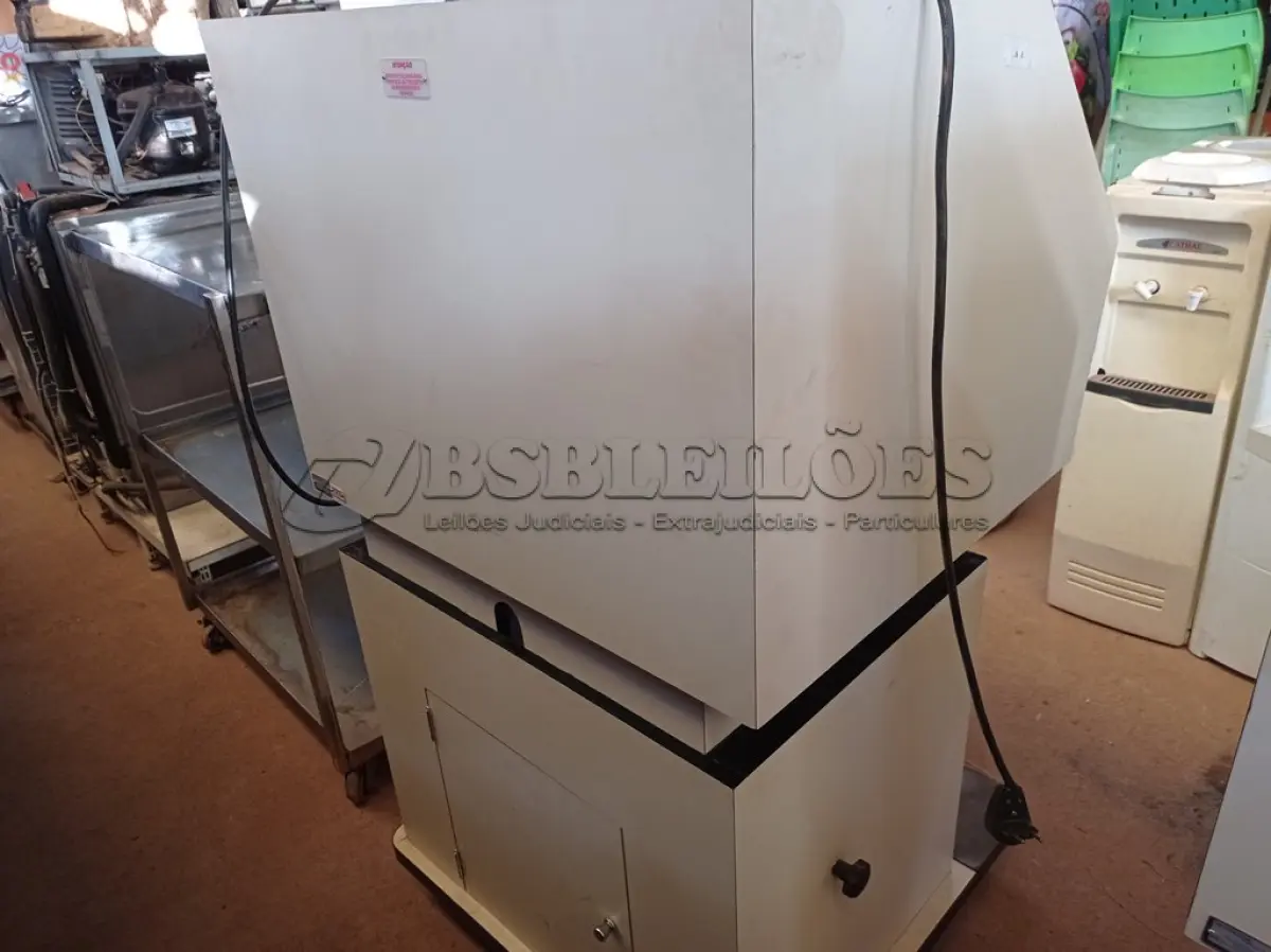 LOTE 259 - 01 CABINE ASSÉPTICA. (NO ESTADO) ATENÇÃO! FAZER A VISITAÇÃO ANTES DE ARREMATAR, NÃO SABEMOS SE FUNCIONA. LEILÃO NÃO TEM GARANTIA E NEM DEVOLUÇÃO, SUJEITO A POSSÍVEIS AVARIAS VISÍVEIS/OCULTAS E/OU AUSÊNCIA DE COMPONENTES.
