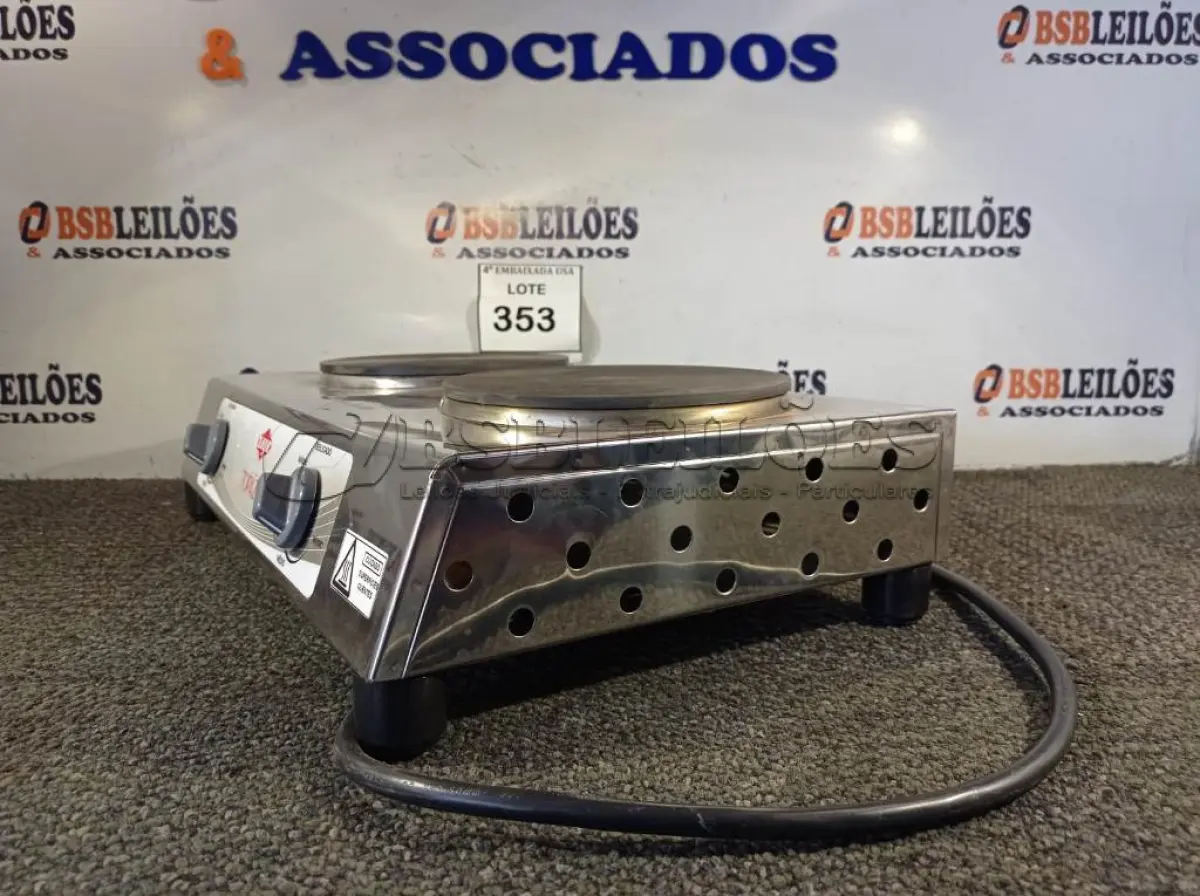 LOTE 353 - 01 FOGÃO ELÉTRICO TOPÁZIO 4.0 220V. (PORTABLE INDUCTION RANGE) (NO ESTADO EM QUE SE ENCONTRA. SUJEITO A AVARIAS OCULTAS/VISÍVEIS.) 23640