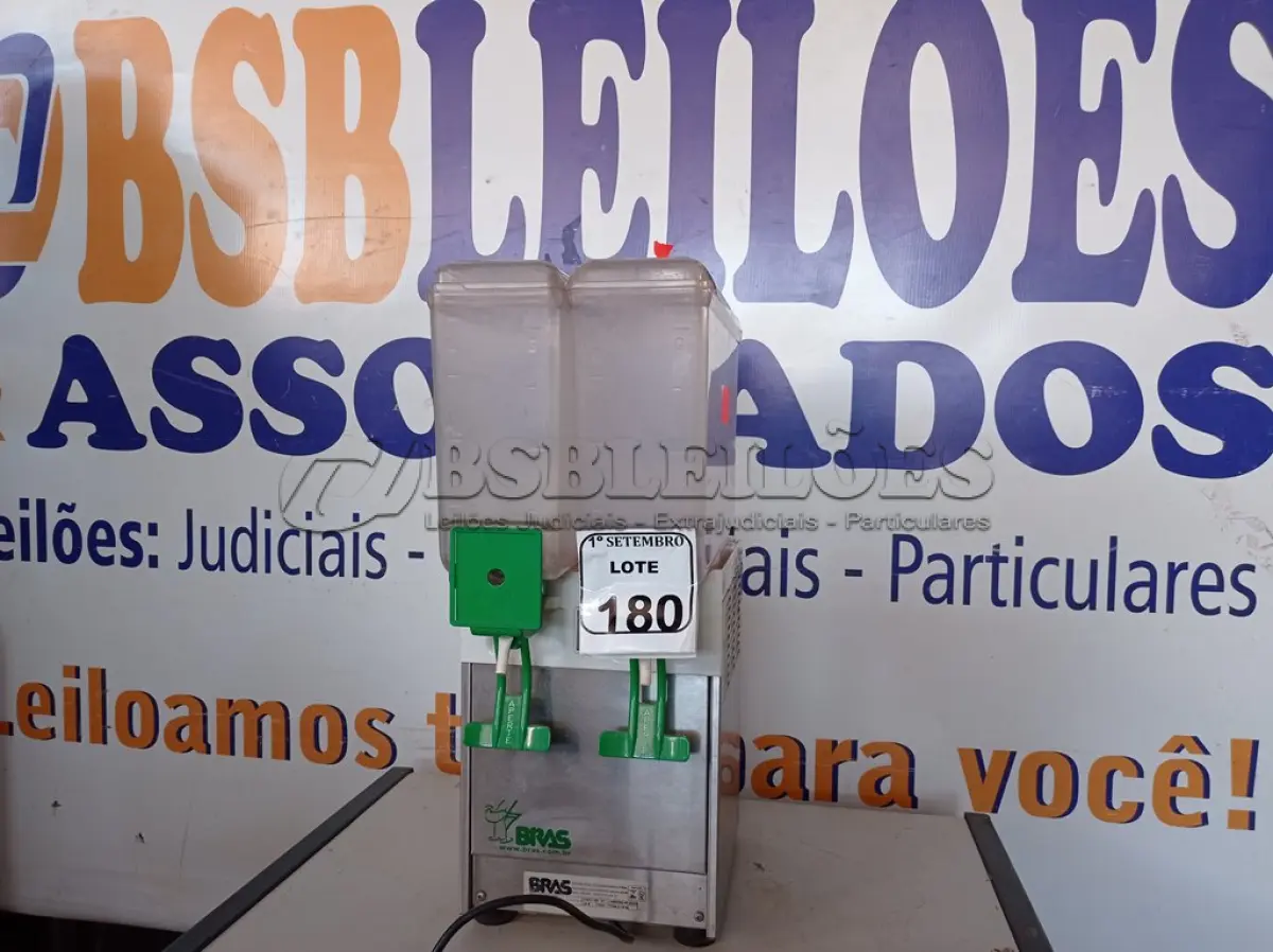LOTE 180 - 01 SUQUEIRA MARCA BRAS 220V. (NO ESTADO) ATENÇÃO! FAZER A VISITAÇÃO ANTES DE ARREMATAR, NÃO SABEMOS SE FUNCIONA. LEILÃO NÃO TEM GARANTIA E NEM DEVOLUÇÃO, SUJEITO A POSSÍVEIS AVARIAS VISÍVEIS/OCULTAS E/OU AUSÊNCIA DE COMPONENTES.