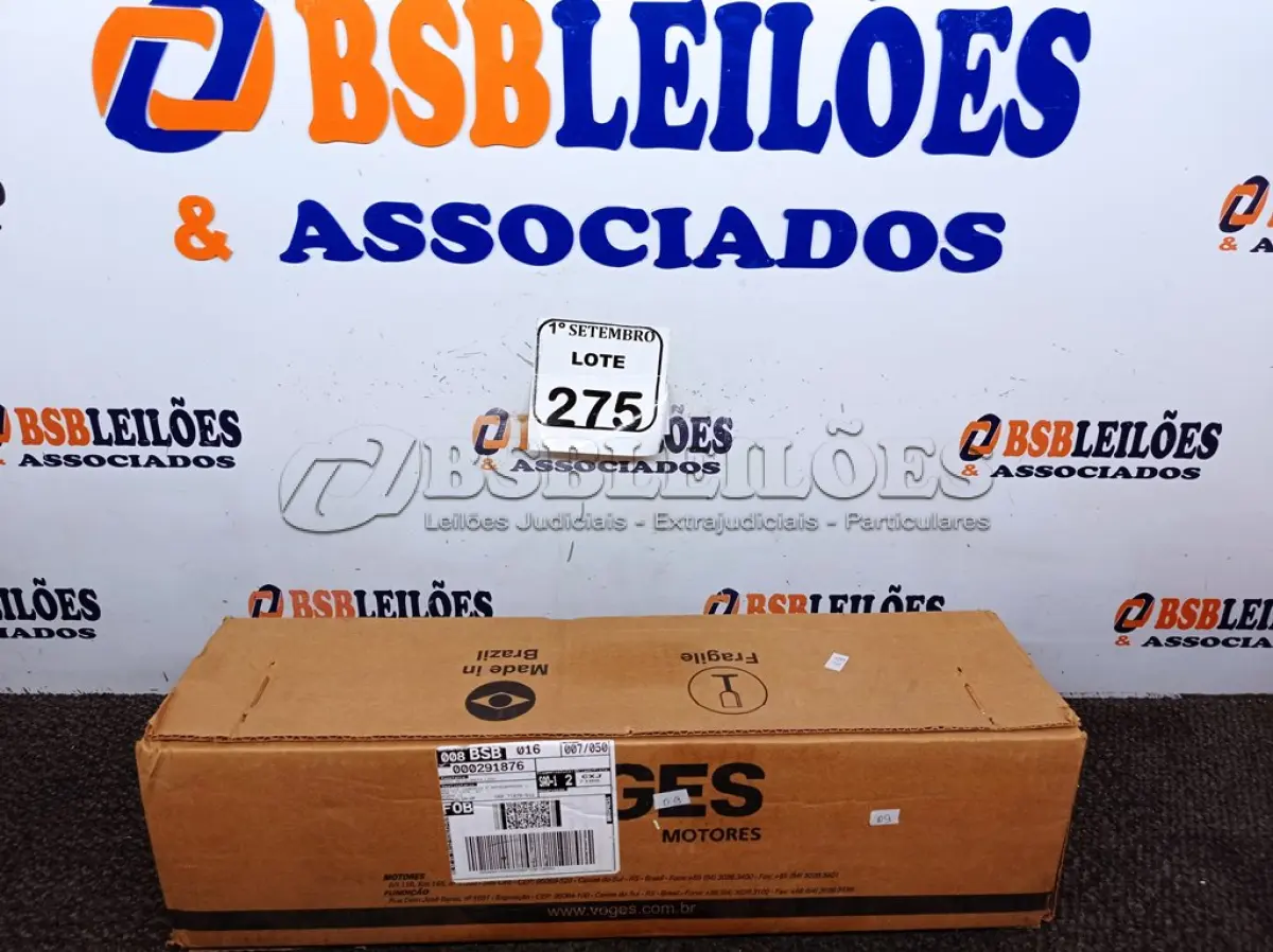LOTE 275 - 01 MOTOR ELÉTRICO PARA EVAPORADORA DE AR CONDICIONADO. (NO ESTADO) ATENÇÃO! FAZER A VISITAÇÃO ANTES DE ARREMATAR, NÃO SABEMOS SE FUNCIONA. LEILÃO NÃO TEM GARANTIA E NEM DEVOLUÇÃO, SUJEITO A POSSÍVEIS AVARIAS VISÍVEIS/OCULTAS E/OU AUSÊNCIA DE COMPONENTES.
