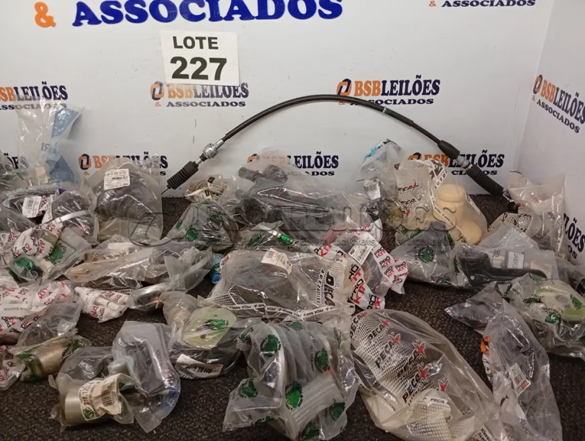 LOTE 227 - APROXIMADO 70 ITENS AUTOMOTIVOS DIVERSOS (NO ESTADO, NÃO SABEMOS SE FUNCIONA. LEILÃO NÃO TEM GARANTIA E NEM DEVOLUÇÃO, SUJEITO A POSSÍVEIS AVARIAS VISÍVEIS/OCULTAS E/OU AUSÊNCIA DE COMPONENTES)