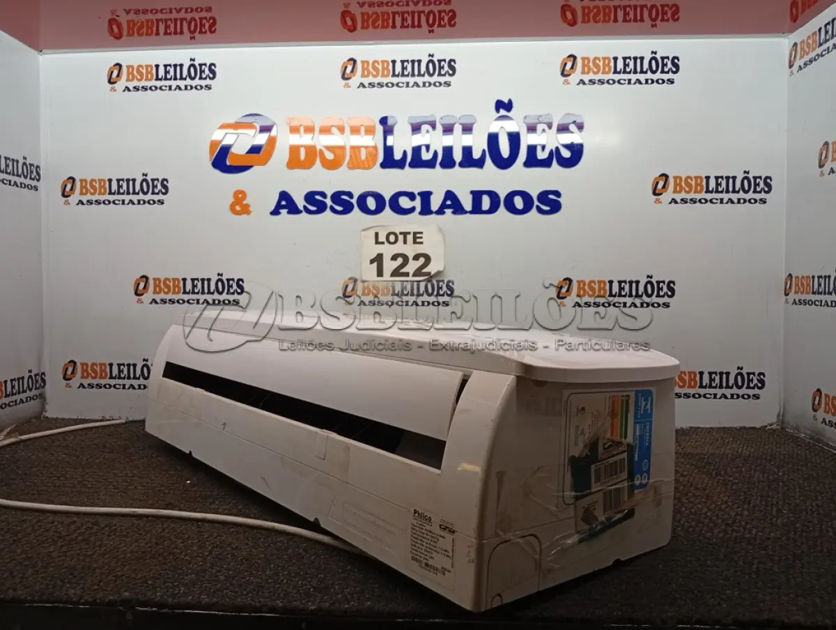 LOTE 122 - 01 – EVAPORADORA 9000 BTUS 220V PHILCO (NO ESTADO, NÃO SABEMOS SE FUNCIONA. LEILÃO NÃO TEM GARANTIA E NEM DEVOLUÇÃO, SUJEITO A POSSÍVEIS AVARIAS VISÍVEIS/OCULTAS E/OU AUSÊNCIA DE COMPONENTES)