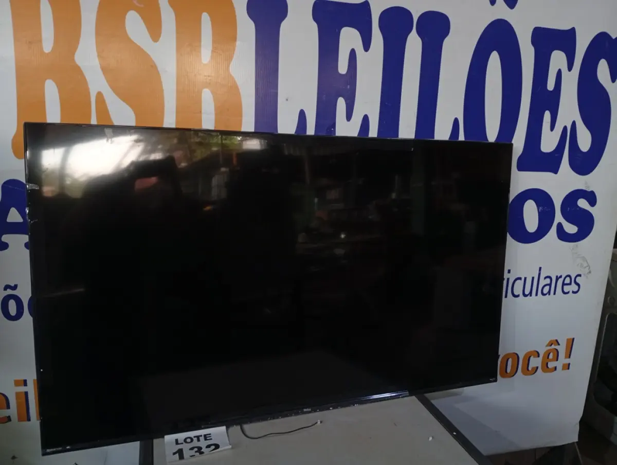 LOTE 132 - 01 - SMART TV 58” PHILCO 4K PTV58G70RCBL ROKU TV (NO ESTADO, NÃO SABEMOS SE FUNCIONA. LEILÃO NÃO TEM GARANTIA E NEM DEVOLUÇÃO, SUJEITO A POSSÍVEIS AVARIAS VISÍVEIS/OCULTAS E/OU AUSÊNCIA DE COMPONENTES)