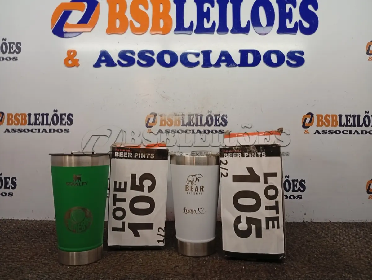 LOTE 105 - 02 – COPOS TÉRMICOS (NO ESTADO, NÃO SABEMOS SE FUNCIONA. LEILÃO NÃO TEM GARANTIA E NEM DEVOLUÇÃO, SUJEITO A POSSÍVEIS AVARIAS VISÍVEIS/OCULTAS E/OU AUSÊNCIA DE COMPONENTES)