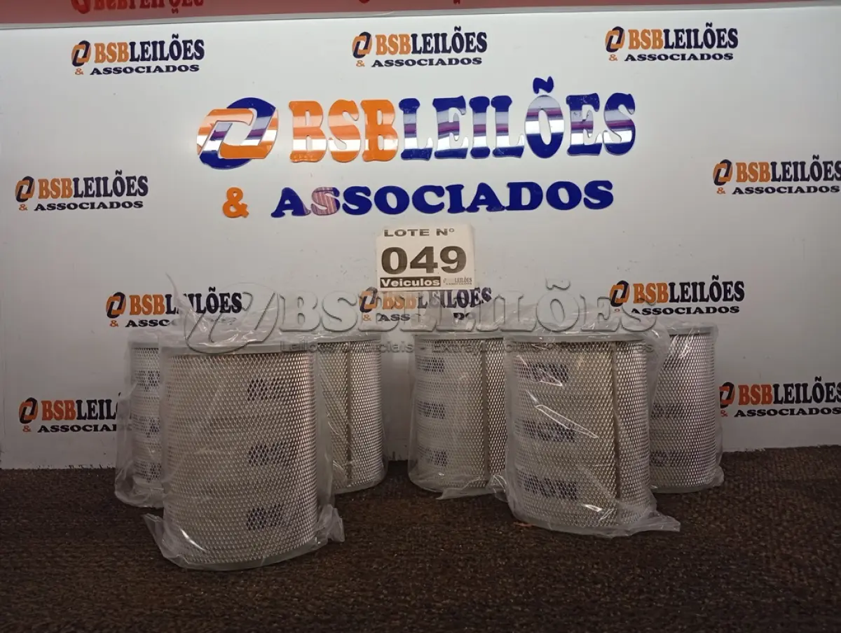 LOTE 049 - 06 - FILTROS HIDRÁULICO KOMATSU 207-60-71182 (NO ESTADO, NÃO SABEMOS SE FUNCIONA. LEILÃO NÃO TEM GARANTIA E NEM DEVOLUÇÃO, SUJEITO A POSSÍVEIS AVARIAS VISÍVEIS/OCULTAS E/OU AUSÊNCIA DE COMPONENTES)