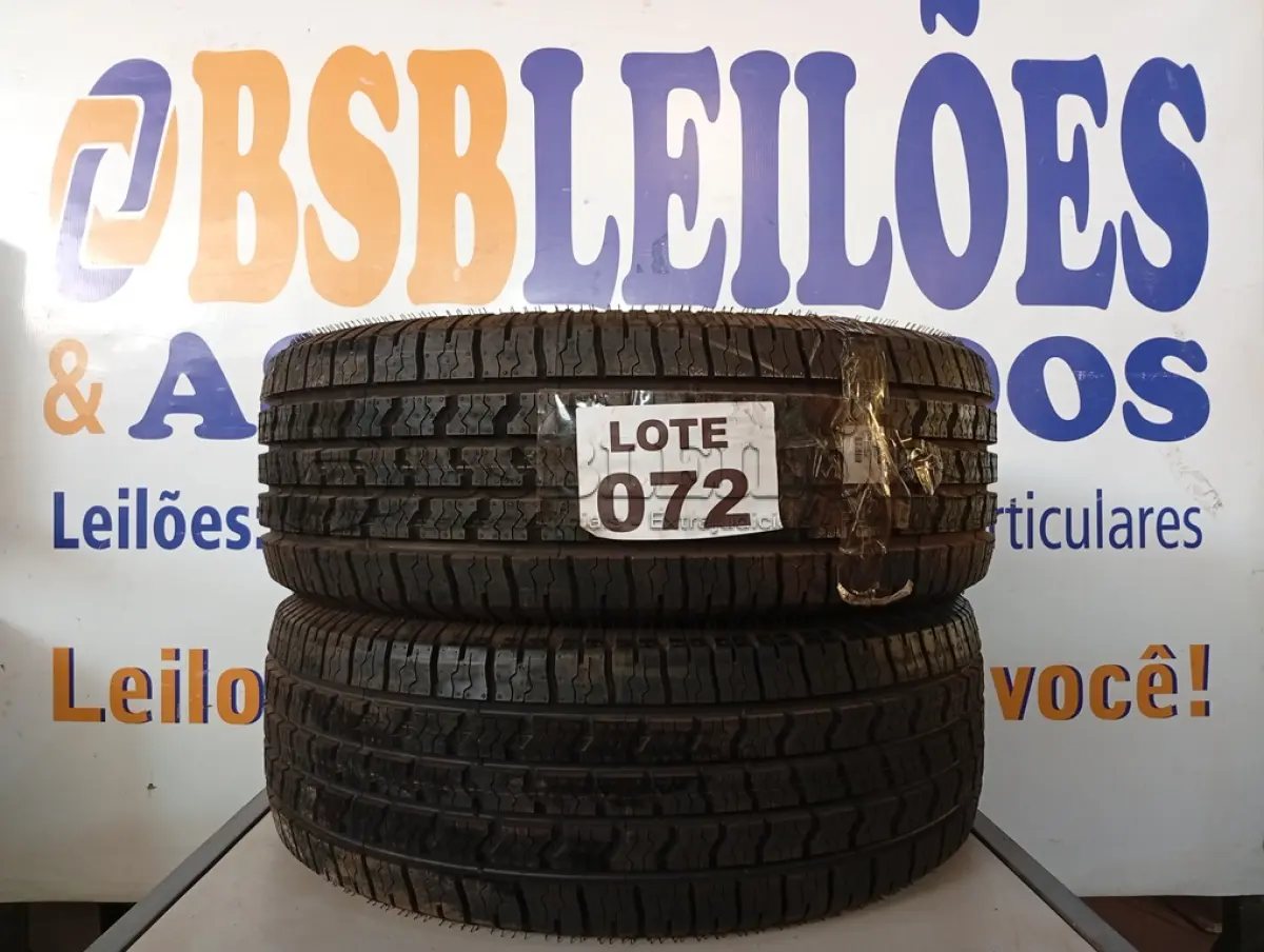 LOTE 072 - 02 - PNEUS GOODYEAR ARO 16 26570R16 DIRECTION SUV (NO ESTADO, NÃO SABEMOS SE FUNCIONA. LEILÃO NÃO TEM GARANTIA E NEM DEVOLUÇÃO, SUJEITO A POSSÍVEIS AVARIAS VISÍVEIS/OCULTAS E/OU AUSÊNCIA DE COMPONENTES)