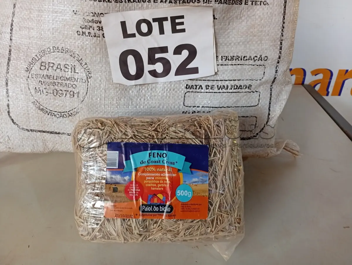 LOTE 052 - 19 - FENOS PARA ROEDORES PRENSADO 500G (NO ESTADO, NÃO SABEMOS SE FUNCIONA. LEILÃO NÃO TEM GARANTIA E NEM DEVOLUÇÃO, SUJEITO A POSSÍVEIS AVARIAS VISÍVEIS/OCULTAS E/OU AUSÊNCIA DE COMPONENTES)