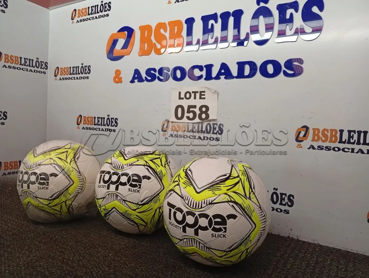 LOTE 058 - 03 - BOLAS SOCIETY (NO ESTADO, NÃO SABEMOS SE FUNCIONA. LEILÃO NÃO TEM GARANTIA E NEM DEVOLUÇÃO, SUJEITO A POSSÍVEIS AVARIAS VISÍVEIS/OCULTAS E/OU AUSÊNCIA DE COMPONENTES)
