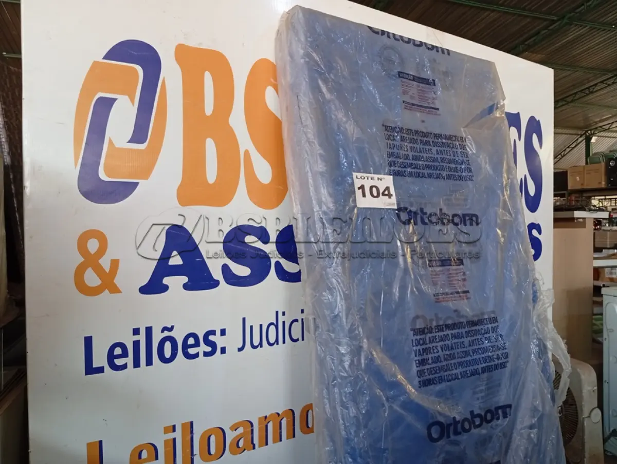 LOTE 104 - 01 – COLCHÃO HOSPITALAR D45 ORTOBOM 88X188 (NO ESTADO, NÃO SABEMOS SE FUNCIONA. LEILÃO NÃO TEM GARANTIA E NEM DEVOLUÇÃO, SUJEITO A POSSÍVEIS AVARIAS VISÍVEIS/OCULTAS E/OU AUSÊNCIA DE COMPONENTES)