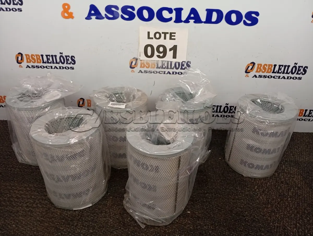 LOTE 091 - 06 - FILTROS HIDRÁULICO KOMATSU 207-60-71182 (NO ESTADO, NÃO SABEMOS SE FUNCIONA. LEILÃO NÃO TEM GARANTIA E NEM DEVOLUÇÃO, SUJEITO A POSSÍVEIS AVARIAS VISÍVEIS/OCULTAS E/OU AUSÊNCIA DE COMPONENTES)