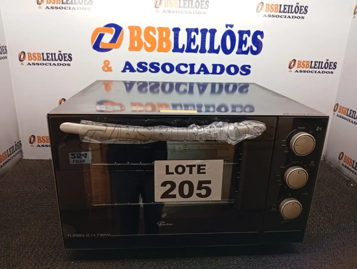 LOTE 205 - 01 - FORNO ELÉTRICO TURBO 2.4 PARA BANCADA 45 LITROS FISCHER 127 V (NO ESTADO, NÃO SABEMOS SE FUNCIONA. LEILÃO NÃO TEM GARANTIA E NEM DEVOLUÇÃO, SUJEITO A POSSÍVEIS AVARIAS VISÍVEIS/OCULTAS E/OU AUSÊNCIA DE COMPONENTES)
