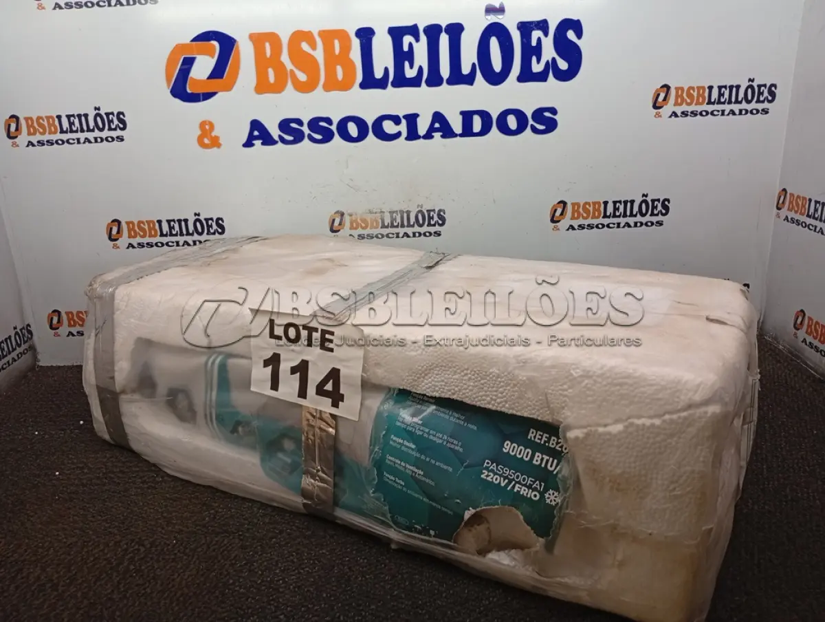LOTE 114 - 01 – EVAPORADORA 9000 BTUS 220V PHILCO (NO ESTADO, NÃO SABEMOS SE FUNCIONA. LEILÃO NÃO TEM GARANTIA E NEM DEVOLUÇÃO, SUJEITO A POSSÍVEIS AVARIAS VISÍVEIS/OCULTAS E/OU AUSÊNCIA DE COMPONENTES)