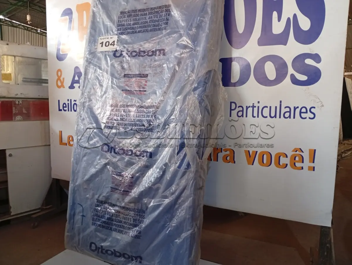 LOTE 104 - 01 – COLCHÃO HOSPITALAR D45 ORTOBOM 88X188 (NO ESTADO, NÃO SABEMOS SE FUNCIONA. LEILÃO NÃO TEM GARANTIA E NEM DEVOLUÇÃO, SUJEITO A POSSÍVEIS AVARIAS VISÍVEIS/OCULTAS E/OU AUSÊNCIA DE COMPONENTES)