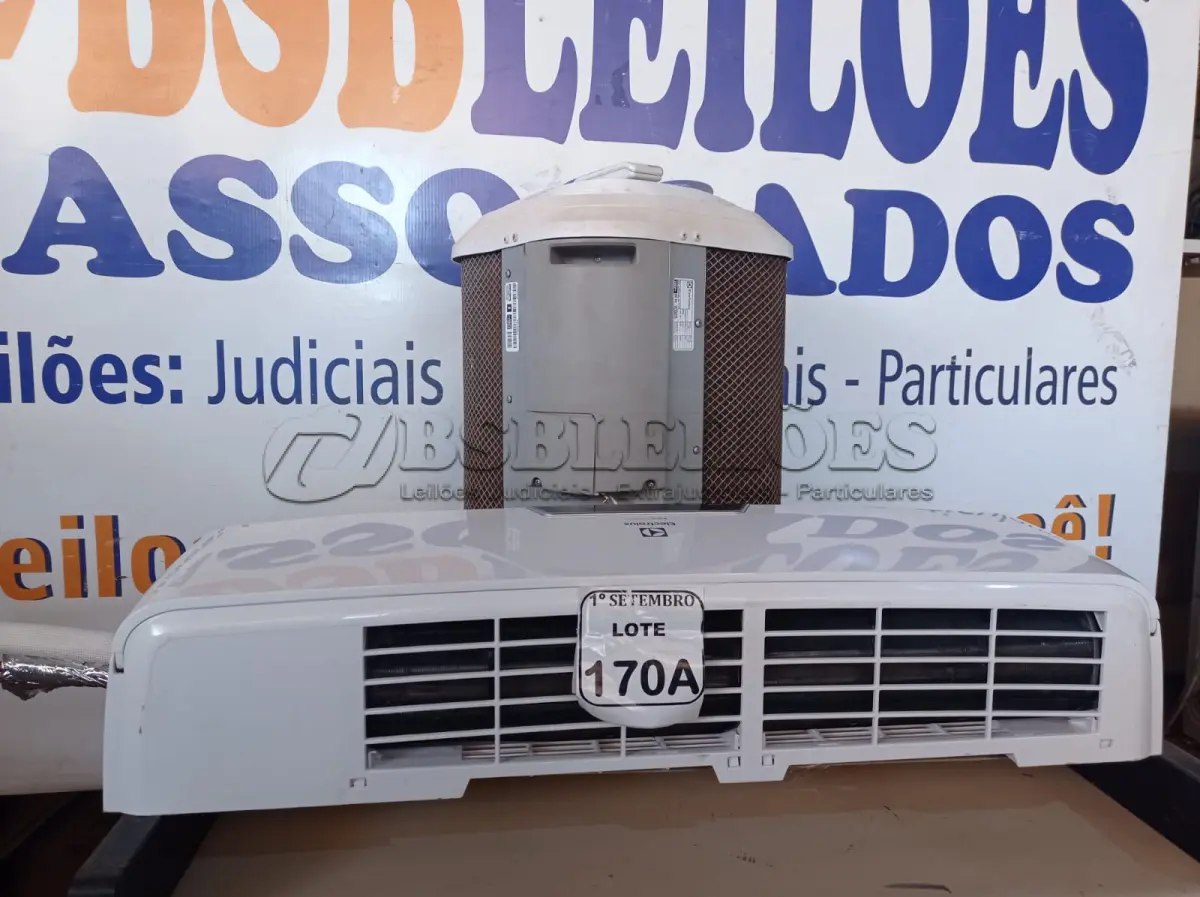 LOTE 170 - 01 CONDENSADORA E 01 VAPORIZADORA MARCA ELECTROLUX. (NO ESTADO) ATENÇÃO! FAZER A VISITAÇÃO ANTES DE ARREMATAR, NÃO SABEMOS SE FUNCIONA. LEILÃO NÃO TEM GARANTIA E NEM DEVOLUÇÃO, SUJEITO A POSSÍVEIS AVARIAS VISÍVEIS/OCULTAS E/OU AUSÊNCIA DE COMPONENTES.