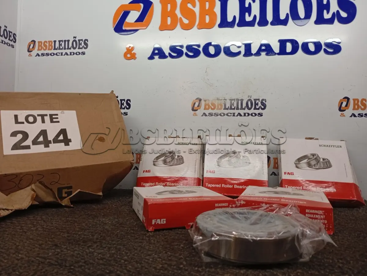 LOTE 244 - 05 - ROLAMENTOS 32216.J42A4 FAG (NO ESTADO, NÃO SABEMOS SE FUNCIONA. LEILÃO NÃO TEM GARANTIA E NEM DEVOLUÇÃO, SUJEITO A POSSÍVEIS AVARIAS VISÍVEIS/OCULTAS E/OU AUSÊNCIA DE COMPONENTES)