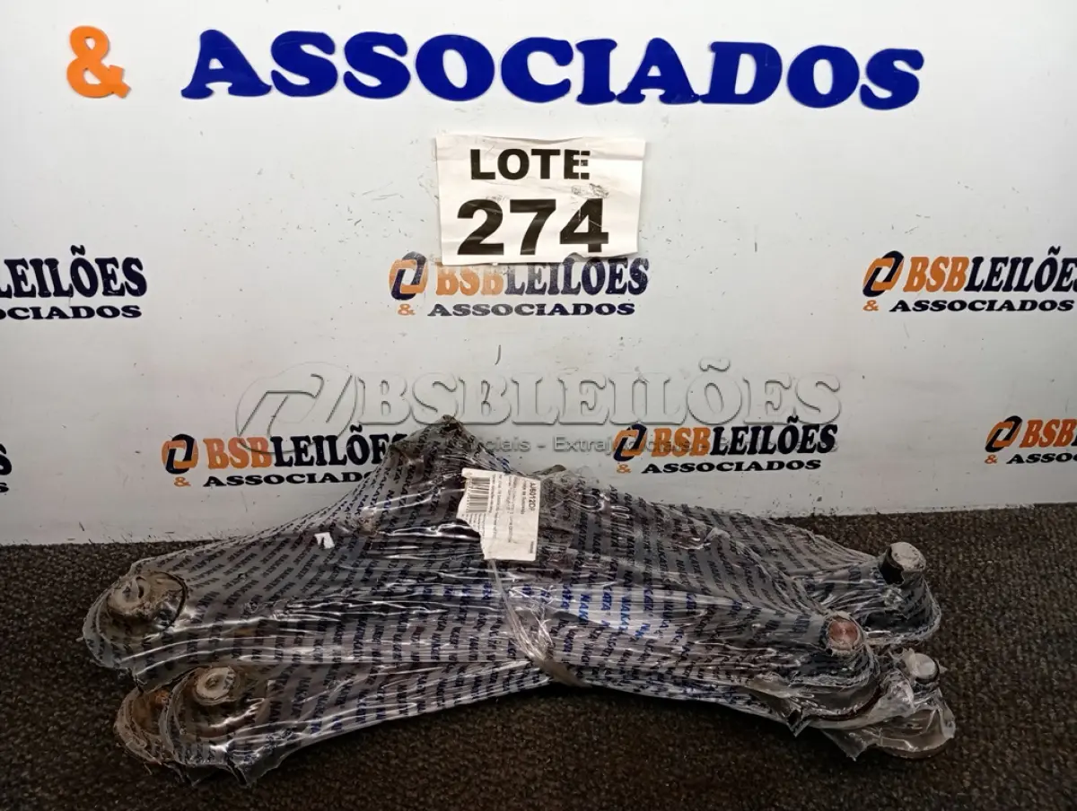 LOTE 274 - 04 - BANDEJAS DE SUSPENSÃO - NAKATA - NBJ6012DP (NO ESTADO, NÃO SABEMOS SE FUNCIONA. LEILÃO NÃO TEM GARANTIA E NEM DEVOLUÇÃO, SUJEITO A POSSÍVEIS AVARIAS VISÍVEIS/OCULTAS E/OU AUSÊNCIA DE COMPONENTES)