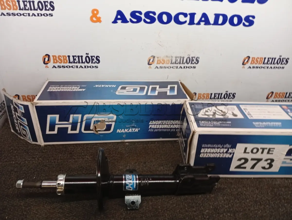 LOTE 273 - 02 - AMORTECEDORES DIANTEIRO PRESSURIZADO - NAKATA - HG 41006 (NO ESTADO, NÃO SABEMOS SE FUNCIONA. LEILÃO NÃO TEM GARANTIA E NEM DEVOLUÇÃO, SUJEITO A POSSÍVEIS AVARIAS VISÍVEIS/OCULTAS E/OU AUSÊNCIA DE COMPONENTES)