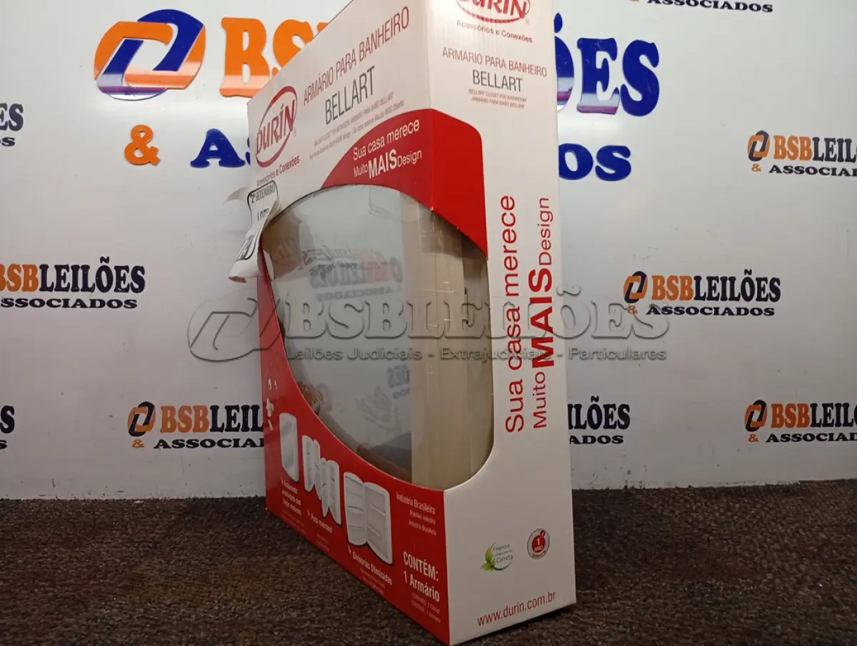 LOTE 179 - 01 ARMÁRIO BANHEIRO BELLART CINZA DURIN. (NO ESTADO) ATENÇÃO! FAZER A VISITAÇÃO ANTES DE ARREMATAR, NÃO SABEMOS SE FUNCIONA. LEILÃO NÃO TEM GARANTIA E NEM DEVOLUÇÃO, SUJEITO A POSSÍVEIS AVARIAS VISÍVEIS/OCULTAS E/OU AUSÊNCIA DE COMPONENTES.