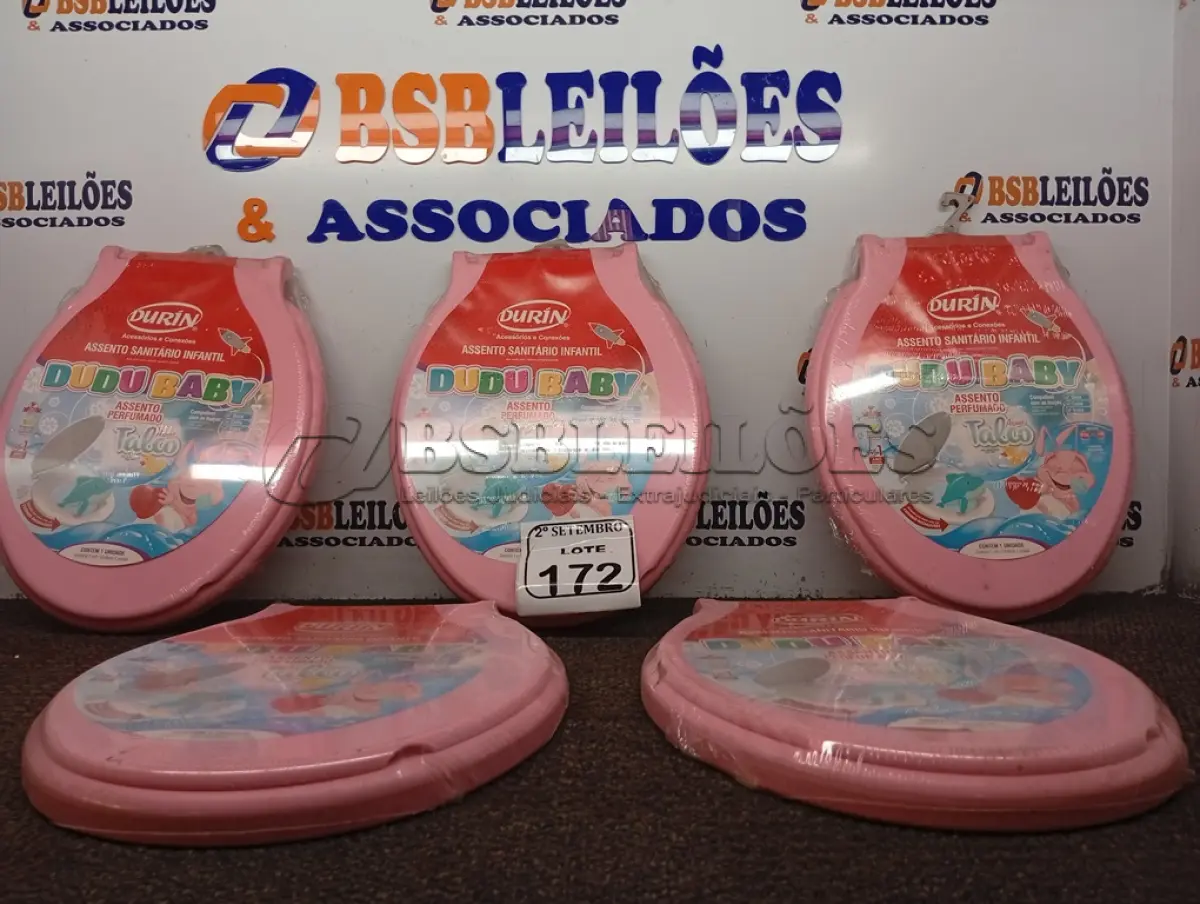 LOTE 172 - 04 ASSENTOS INFANTIL ESP DUDUBABY TALCO ROSA DURIN. (NO ESTADO) ATENÇÃO! FAZER A VISITAÇÃO ANTES DE ARREMATAR, NÃO SABEMOS SE FUNCIONA. LEILÃO NÃO TEM GARANTIA E NEM DEVOLUÇÃO, SUJEITO A POSSÍVEIS AVARIAS VISÍVEIS/OCULTAS E/OU AUSÊNCIA DE COMPONENTES.