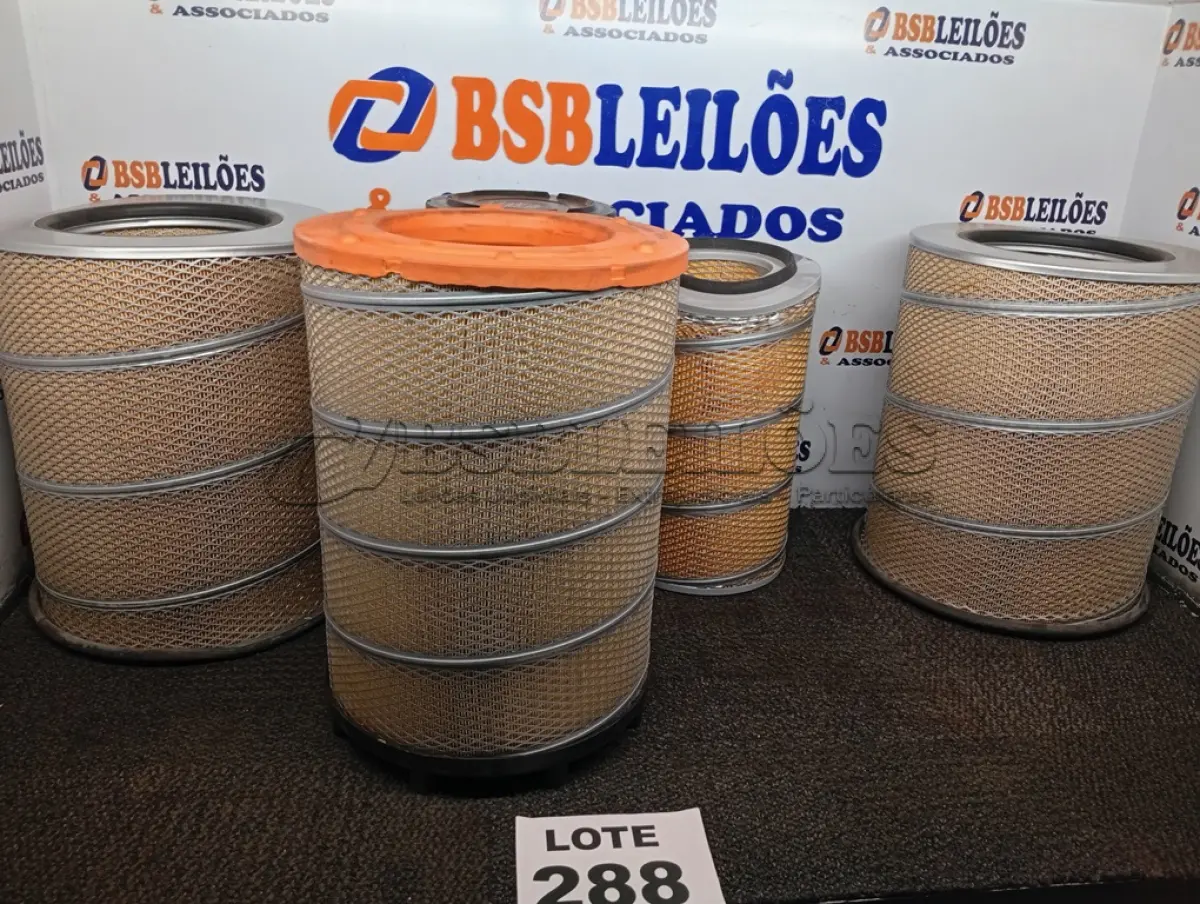 LOTE 288 - 05 – FILTROS AUTOMOTIVOS DIVERSOS (NO ESTADO, NÃO SABEMOS SE FUNCIONA. LEILÃO NÃO TEM GARANTIA E NEM DEVOLUÇÃO, SUJEITO A POSSÍVEIS AVARIAS VISÍVEIS/OCULTAS E/OU AUSÊNCIA DE COMPONENTES)