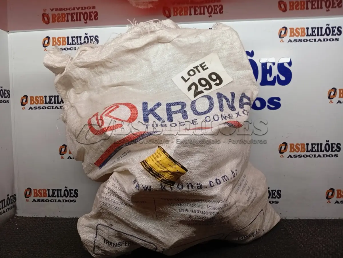 LOTE 299 - 10 - JUNCAO 45Âº SIMPLES P/ ESG. DN100X100 - KRONA (NO ESTADO, NÃO SABEMOS SE FUNCIONA. LEILÃO NÃO TEM GARANTIA E NEM DEVOLUÇÃO, SUJEITO A POSSÍVEIS AVARIAS VISÍVEIS/OCULTAS E/OU AUSÊNCIA DE COMPONENTES)