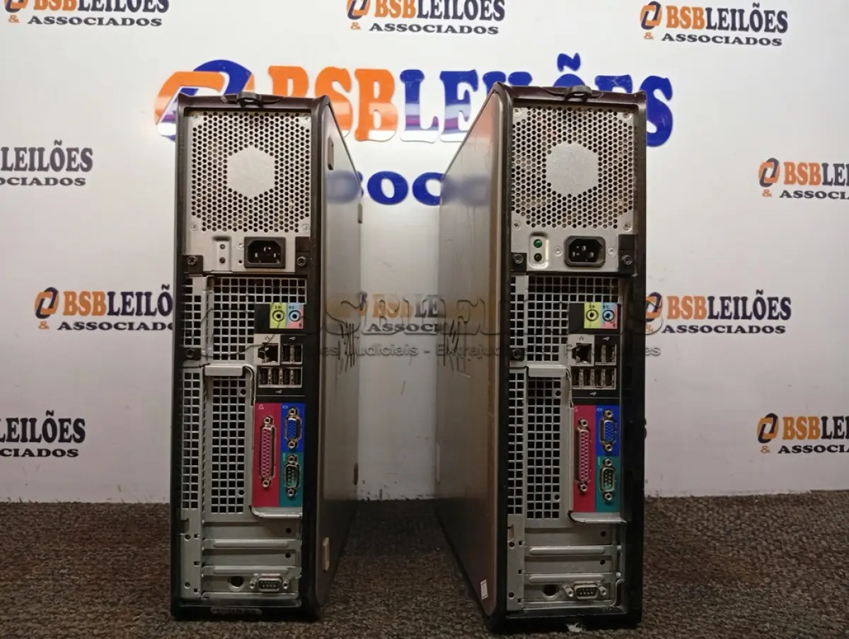 LOTE 532 - 02 CPUS MARCA DELL. (NO ESTADO) ATENÇÃO! FAZER A VISITAÇÃO ANTES DE ARREMATAR, NÃO SABEMOS SE FUNCIONA. LEILÃO NÃO TEM GARANTIA E NEM DEVOLUÇÃO, SUJEITO A POSSÍVEIS AVARIAS VISÍVEIS/OCULTAS E/OU AUSÊNCIA DE COMPONENTES.