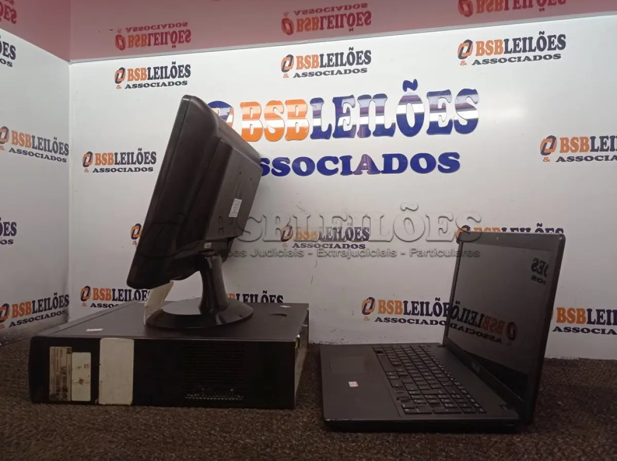 LOTE 402 - 01 CPU, 01 MONITOR E 01 NOTEBOOK. (NO ESTADO) ATENÇÃO! FAZER A VISITAÇÃO ANTES DE ARREMATAR, NÃO SABEMOS SE FUNCIONA. LEILÃO NÃO TEM GARANTIA E NEM DEVOLUÇÃO, SUJEITO A POSSÍVEIS AVARIAS VISÍVEIS/OCULTAS E/OU AUSÊNCIA DE COMPONENTES.