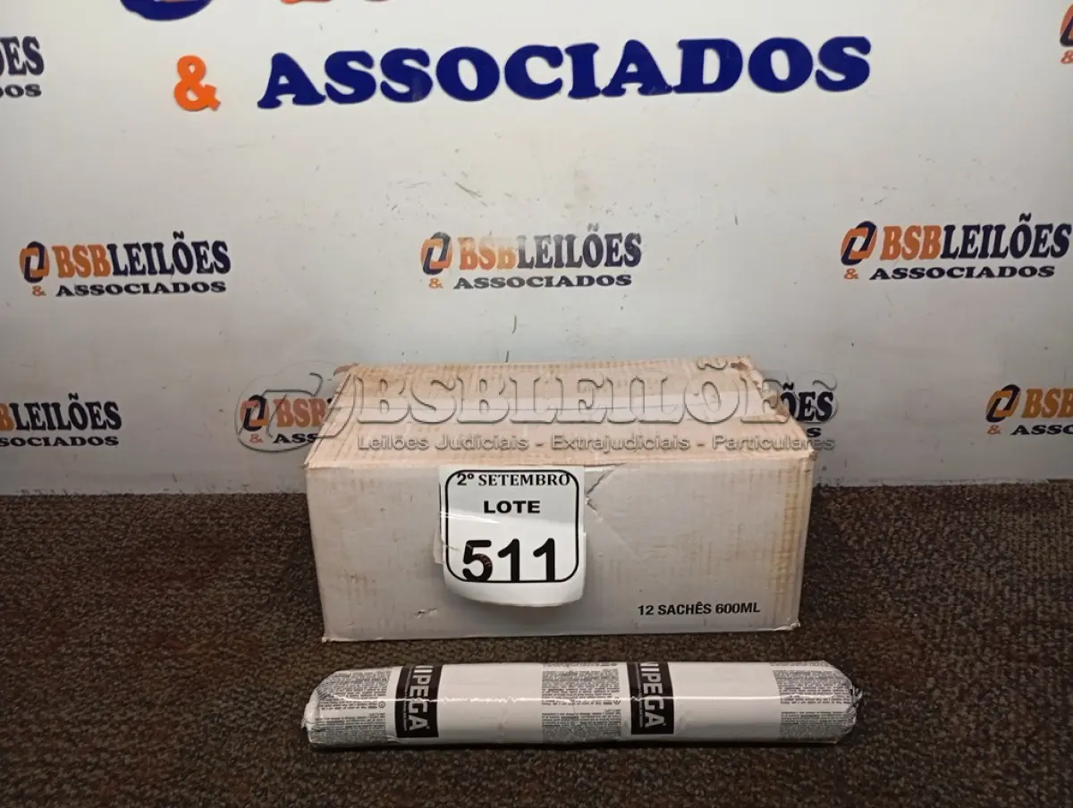 LOTE 511 - 12 ADESIVOS POLIURETANO PU 40 CINZA SACHE 600ML MARCA UNIPEGA 600ML CADA. (NO ESTADO) ATENÇÃO! FAZER A VISITAÇÃO ANTES DE ARREMATAR, NÃO SABEMOS SE FUNCIONA. LEILÃO NÃO TEM GARANTIA E NEM DEVOLUÇÃO, SUJEITO A POSSÍVEIS AVARIAS VISÍVEIS/OCULTAS E/OU AUSÊNCIA DE COMPONENTES