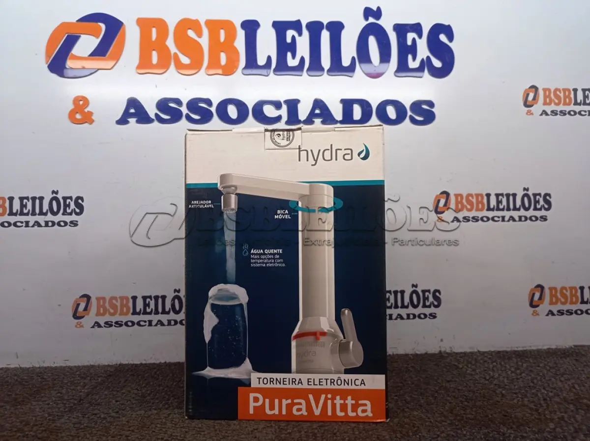 LOTE 401 - 01 TORNEIRA ELETRÔNICA PURA VITTA 220V ÁGUA QUENTE (NOVA). (NO ESTADO) ATENÇÃO! FAZER A VISITAÇÃO ANTES DE ARREMATAR, NÃO SABEMOS SE FUNCIONA. LEILÃO NÃO TEM GARANTIA E NEM DEVOLUÇÃO, SUJEITO A POSSÍVEIS AVARIAS VISÍVEIS/OCULTAS E/OU AUSÊNCIA DE COMPONENTES.