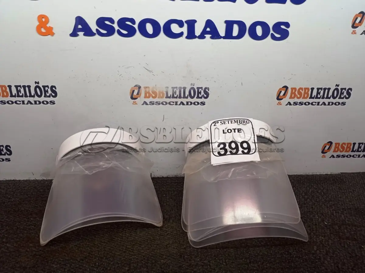 LOTE 399 - 10 PROTETORES VISUAIS. (NO ESTADO) ATENÇÃO! FAZER A VISITAÇÃO ANTES DE ARREMATAR, NÃO SABEMOS SE FUNCIONA. LEILÃO NÃO TEM GARANTIA E NEM DEVOLUÇÃO, SUJEITO A POSSÍVEIS AVARIAS VISÍVEIS/OCULTAS E/OU AUSÊNCIA DE COMPONENTES.