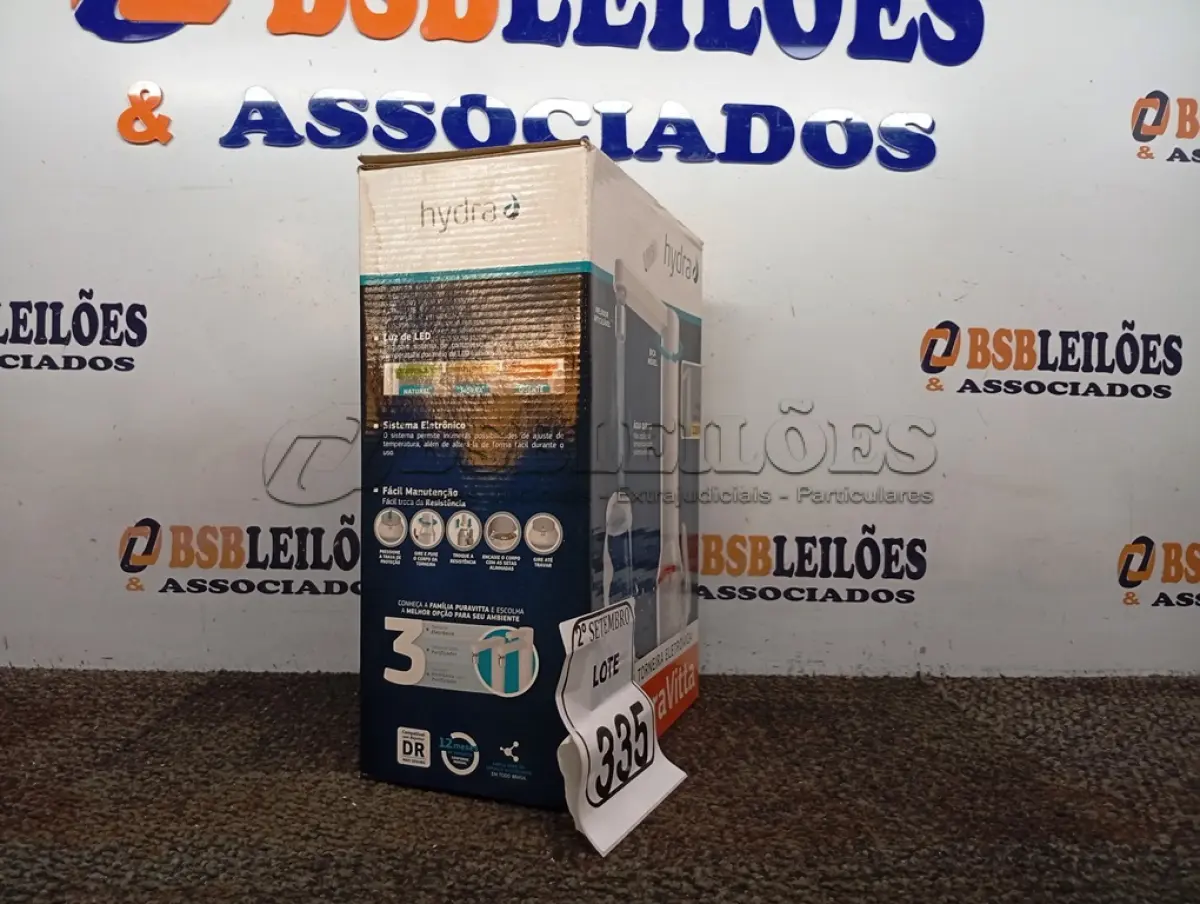 LOTE 335 - 01 TORNEIRA ELETRÔNICA PURA VITTA 220V ÁGUA QUENTE (NOVA). (NO ESTADO) ATENÇÃO! FAZER A VISITAÇÃO ANTES DE ARREMATAR, NÃO SABEMOS SE FUNCIONA. LEILÃO NÃO TEM GARANTIA E NEM DEVOLUÇÃO, SUJEITO A POSSÍVEIS AVARIAS VISÍVEIS/OCULTAS E/OU AUSÊNCIA DE COMPONENTES.