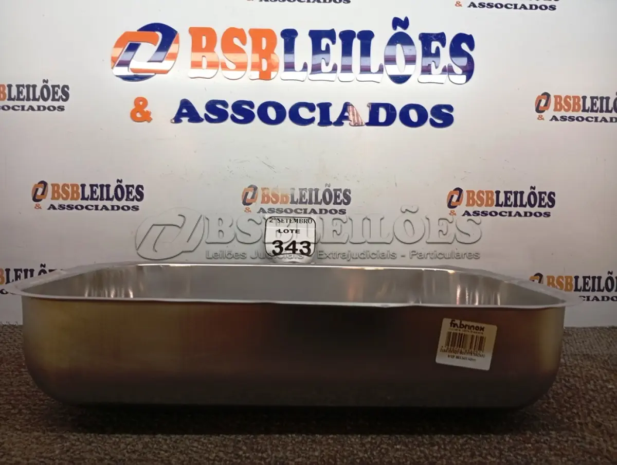 LOTE 343 - 01 CUBA INOX N2 AÇO 430 3.1/2 56X34X14 FABRINO. (NO ESTADO) ATENÇÃO! FAZER A VISITAÇÃO ANTES DE ARREMATAR, NÃO SABEMOS SE FUNCIONA. LEILÃO NÃO TEM GARANTIA E NEM DEVOLUÇÃO, SUJEITO A POSSÍVEIS AVARIAS VISÍVEIS/OCULTAS E/OU AUSÊNCIA DE COMPONENTES.