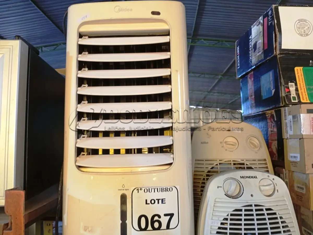LOTE 067 - 01 CLIMATIZADOR E 02 AQUECEDORES. (NO ESTADO) ATENÇÃO! FAZER A VISITAÇÃO ANTES DE ARREMATAR, NÃO SABEMOS SE FUNCIONA. LEILÃO NÃO TEM GARANTIA E NEM DEVOLUÇÃO, SUJEITO A POSSÍVEIS AVARIAS VISÍVEIS/OCULTAS E/OU AUSÊNCIA DE COMPONENTES.