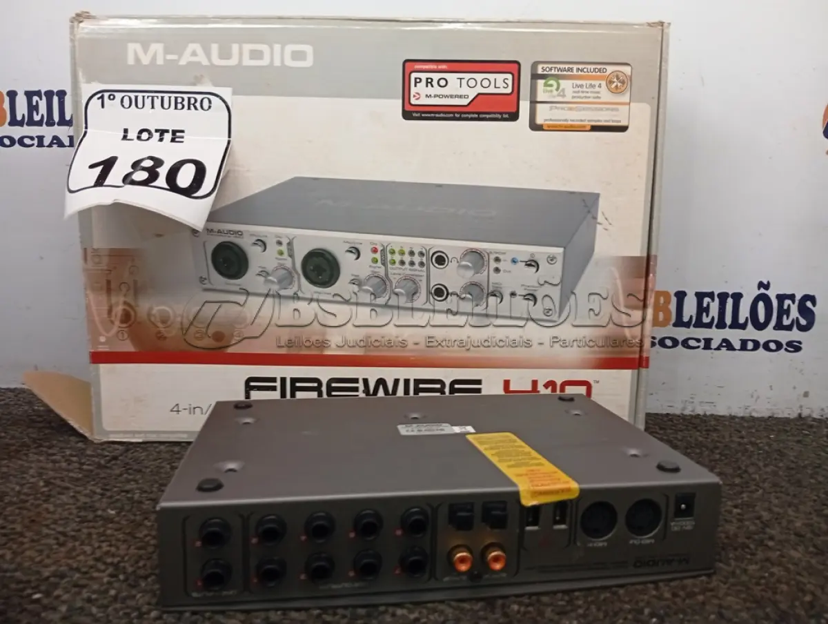 LOTE 180 - 01 FIREWIRE 410. (NO ESTADO) ATENÇÃO! FAZER A VISITAÇÃO ANTES DE ARREMATAR, NÃO SABEMOS SE FUNCIONA. LEILÃO NÃO TEM GARANTIA E NEM DEVOLUÇÃO, SUJEITO A POSSÍVEIS AVARIAS VISÍVEIS/OCULTAS E/OU AUSÊNCIA DE COMPONENTES.