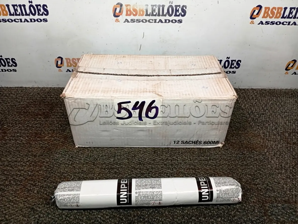 LOTE 546 - 12 ADESIVOS POLIURETANO PU 40 CINZA SACHE 600ML MARCA UNIPEGA 600ML CADA. (NO ESTADO) ATENÇÃO! FAZER A VISITAÇÃO ANTES DE ARREMATAR, NÃO SABEMOS SE FUNCIONA. LEILÃO NÃO TEM GARANTIA E NEM DEVOLUÇÃO, SUJEITO A POSSÍVEIS AVARIAS VISÍVEIS/OCULTAS E/OU AUSÊNCIA DE COMPONENTES