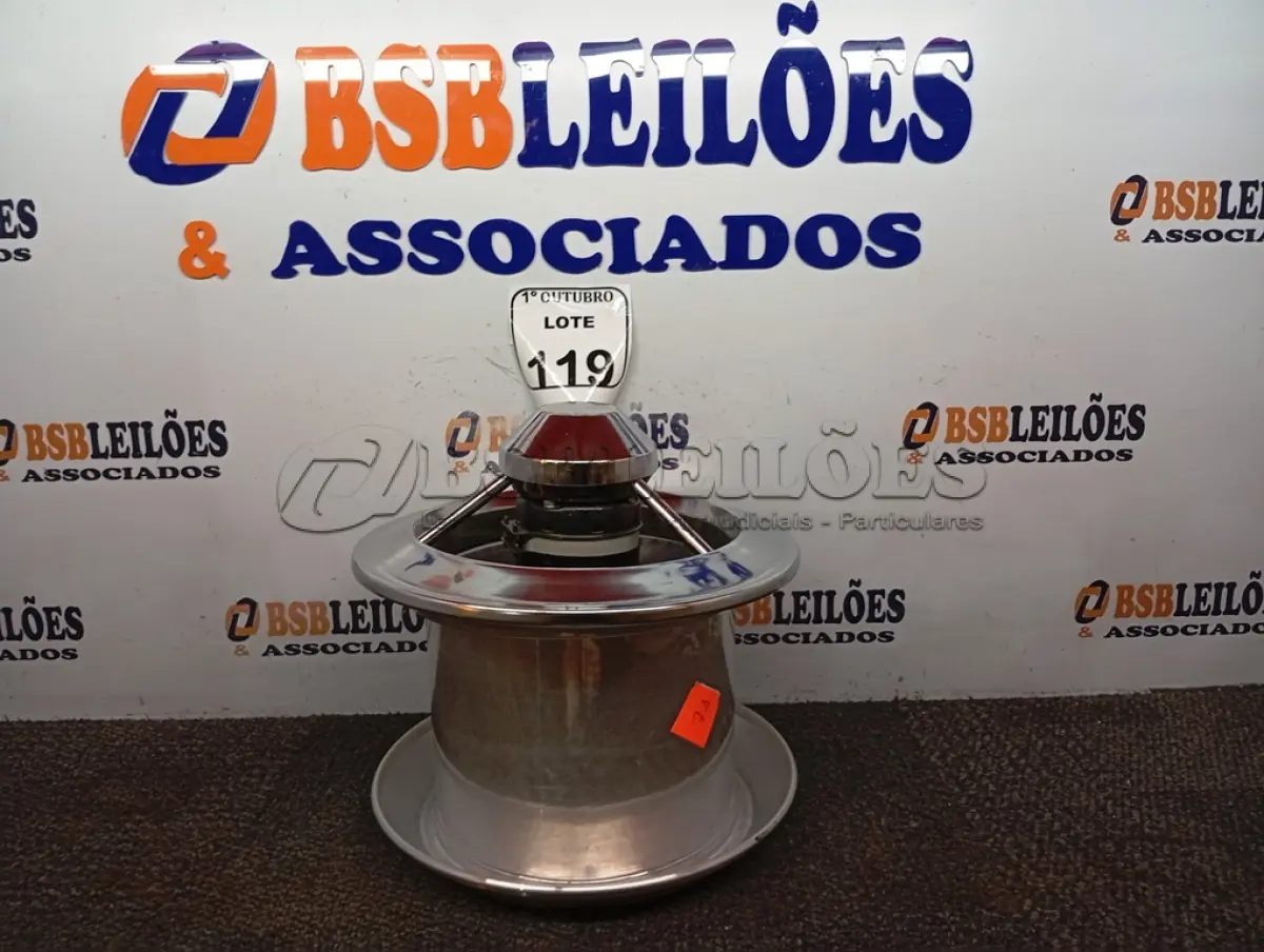 LOTE 119 - 01 EXAUSTOR. (NO ESTADO) ATENÇÃO! FAZER A VISITAÇÃO ANTES DE ARREMATAR, NÃO SABEMOS SE FUNCIONA. LEILÃO NÃO TEM GARANTIA E NEM DEVOLUÇÃO, SUJEITO A POSSÍVEIS AVARIAS VISÍVEIS/OCULTAS E/OU AUSÊNCIA DE COMPONENTES.