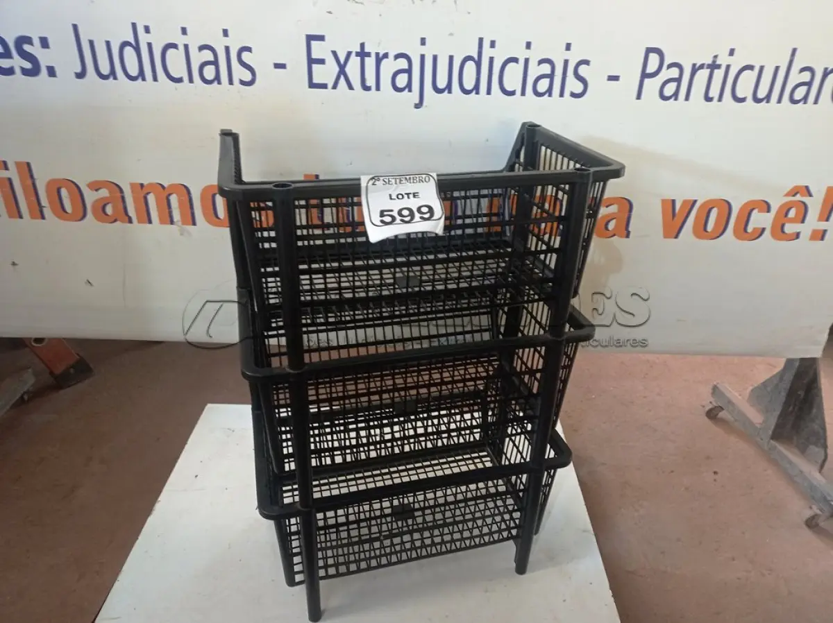 LOTE 599 - 03 CESTOS. (NO ESTADO) ATENÇÃO! FAZER A VISITAÇÃO ANTES DE ARREMATAR, NÃO SABEMOS SE FUNCIONA. LEILÃO NÃO TEM GARANTIA E NEM DEVOLUÇÃO, SUJEITO A POSSÍVEIS AVARIAS VISÍVEIS/OCULTAS E/OU AUSÊNCIA DE COMPONENTES.