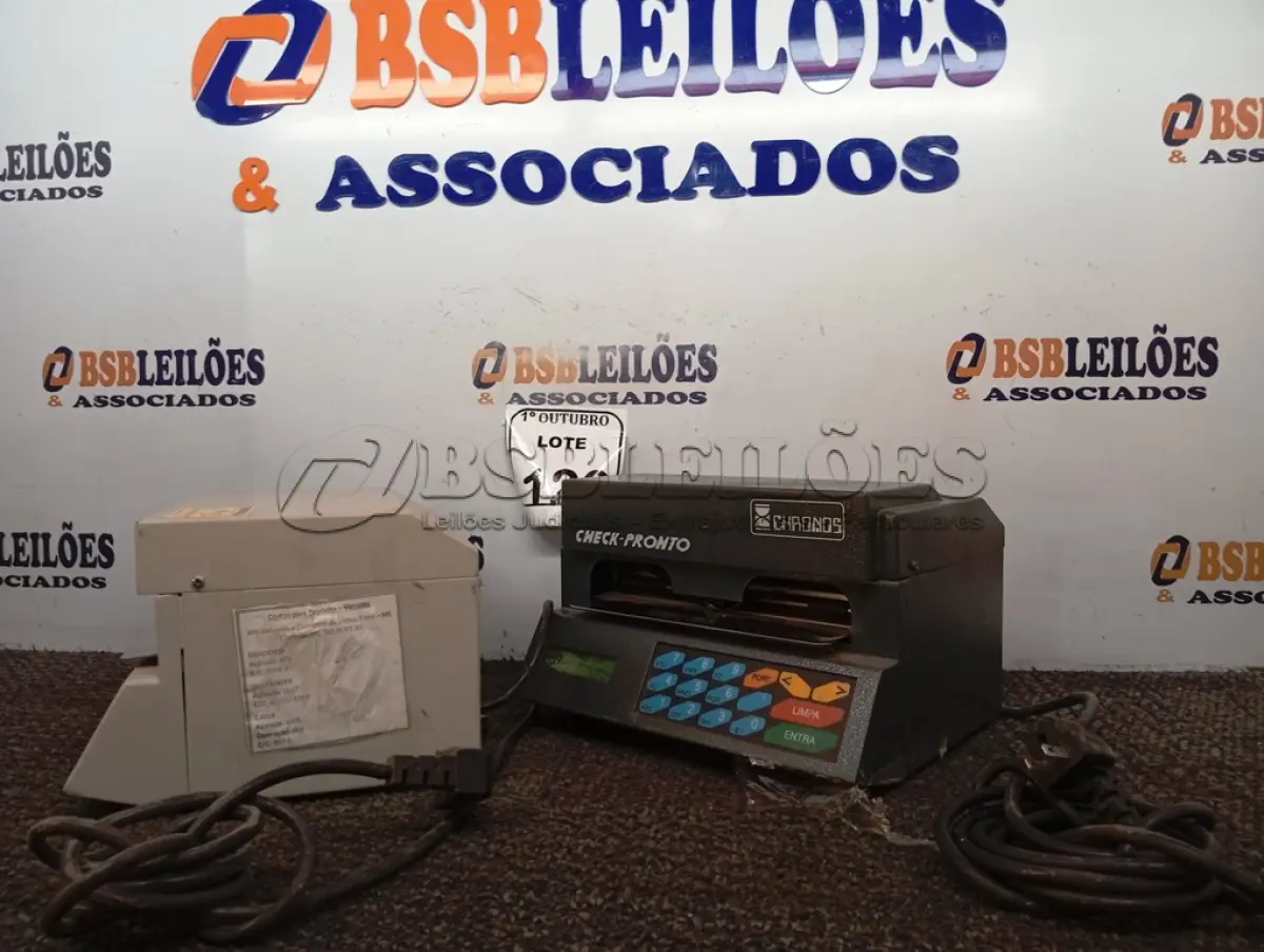 LOTE 126 - 02 PROTOCOLADORES P/ DOCUMENTOS. (NO ESTADO) ATENÇÃO! FAZER A VISITAÇÃO ANTES DE ARREMATAR, NÃO SABEMOS SE FUNCIONA. LEILÃO NÃO TEM GARANTIA E NEM DEVOLUÇÃO, SUJEITO A POSSÍVEIS AVARIAS VISÍVEIS/OCULTAS E/OU AUSÊNCIA DE COMPONENTES.