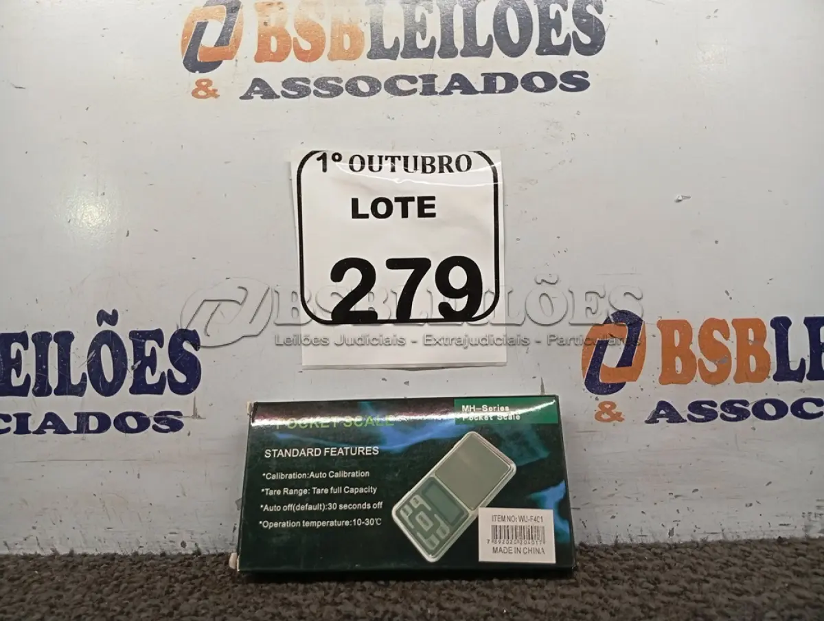 LOTE 279 - 01 BALANÇA DE PRECISÃO MH-SERIES POCKET. (NO ESTADO) ATENÇÃO! FAZER A VISITAÇÃO ANTES DE ARREMATAR, NÃO SABEMOS SE FUNCIONA. LEILÃO NÃO TEM GARANTIA E NEM DEVOLUÇÃO, SUJEITO A POSSÍVEIS AVARIAS VISÍVEIS/OCULTAS E/OU AUSÊNCIA DE COMPONENTES.