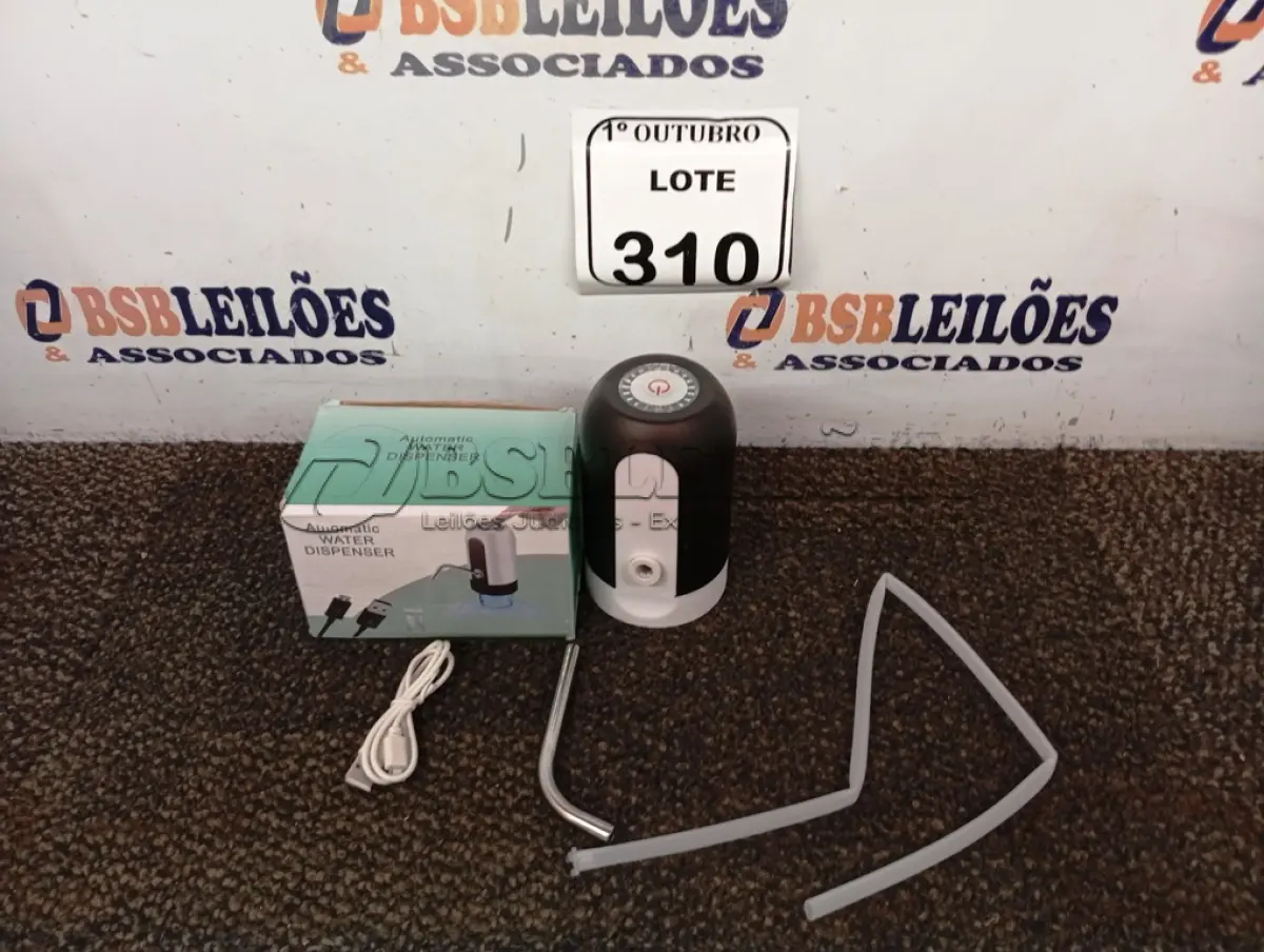 LOTE 310 - 01 BOMBA ELÉTRICA DE ÁGUA P/ GALÕES. (NO ESTADO) ATENÇÃO! FAZER A VISITAÇÃO ANTES DE ARREMATAR, NÃO SABEMOS SE FUNCIONA. LEILÃO NÃO TEM GARANTIA E NEM DEVOLUÇÃO, SUJEITO A POSSÍVEIS AVARIAS VISÍVEIS/OCULTAS E/OU AUSÊNCIA DE COMPONENTES.
