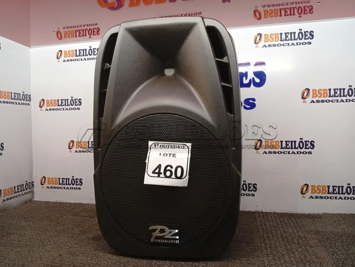 LOTE 460 - 01 CAIXA DE SOM PZ PRO PASSIVE MODELO PX-12. (NO ESTADO) ATENÇÃO! FAZER A VISITAÇÃO ANTES DE ARREMATAR, NÃO SABEMOS SE FUNCIONA. LEILÃO NÃO TEM GARANTIA E NEM DEVOLUÇÃO, SUJEITO A POSSÍVEIS AVARIAS VISÍVEIS/OCULTAS E/OU AUSÊNCIA DE COMPONENTES.