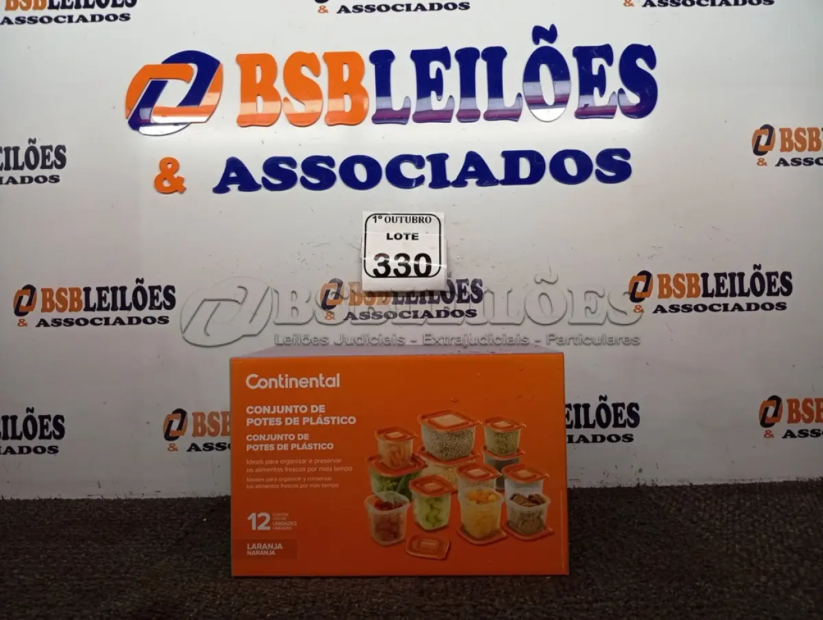 LOTE 330 - 01 CONJUNTO DE POTES DE PLÁSTICO C/ 12 UNIDADES (NOVO). (NO ESTADO) ATENÇÃO! FAZER A VISITAÇÃO ANTES DE ARREMATAR, NÃO SABEMOS SE FUNCIONA. LEILÃO NÃO TEM GARANTIA E NEM DEVOLUÇÃO, SUJEITO A POSSÍVEIS AVARIAS VISÍVEIS/OCULTAS E/OU AUSÊNCIA DE COMPONENTES.