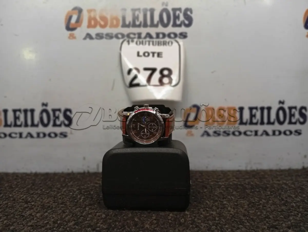 LOTE 278 - 01 RELÓGIO DE PULSO WOKAI. (NO ESTADO) ATENÇÃO! FAZER A VISITAÇÃO ANTES DE ARREMATAR, NÃO SABEMOS SE FUNCIONA. LEILÃO NÃO TEM GARANTIA E NEM DEVOLUÇÃO, SUJEITO A POSSÍVEIS AVARIAS VISÍVEIS/OCULTAS E/OU AUSÊNCIA DE COMPONENTES.