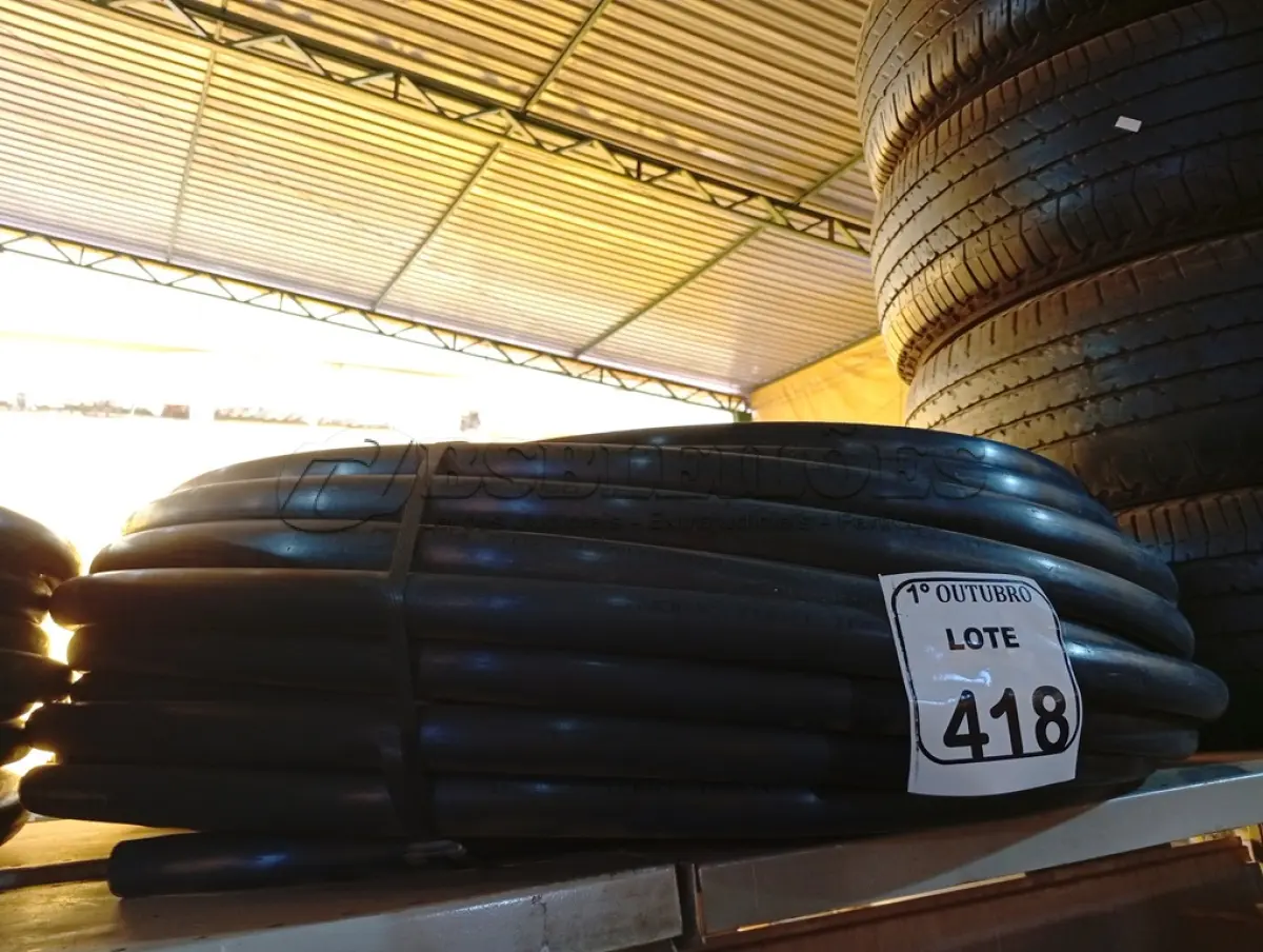 LOTE 418 - 01 ROLO DE MANGUEIRA TUBO IRRIGAÇÃO 1 X 2,0 AZUL INDEX. (NO ESTADO) ATENÇÃO! FAZER A VISITAÇÃO ANTES DE ARREMATAR, NÃO SABEMOS SE FUNCIONA. LEILÃO NÃO TEM GARANTIA E NEM DEVOLUÇÃO, SUJEITO A POSSÍVEIS AVARIAS VISÍVEIS/OCULTAS E/OU AUSÊNCIA DE COMPONENTES.